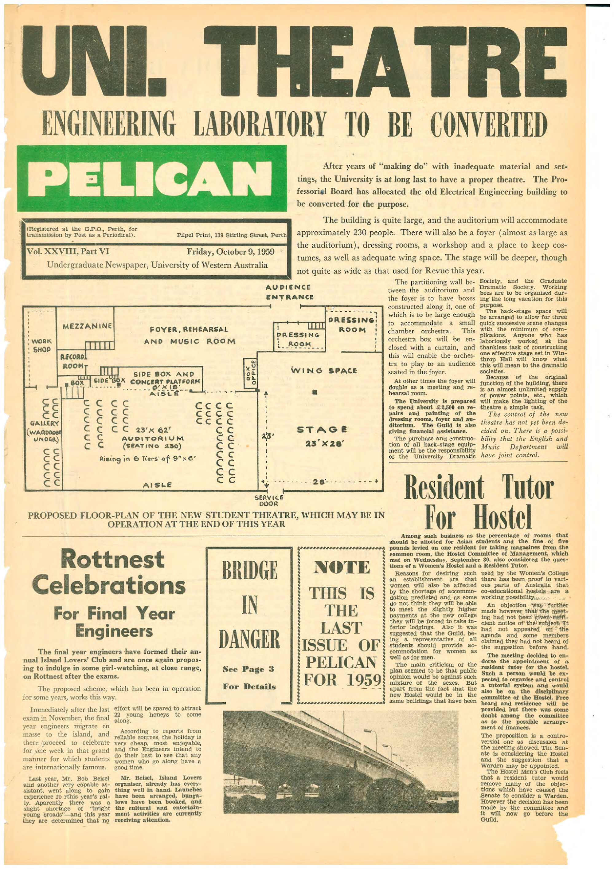 The Pelican - Vol. 28, no. [8] (October 9, 1959)