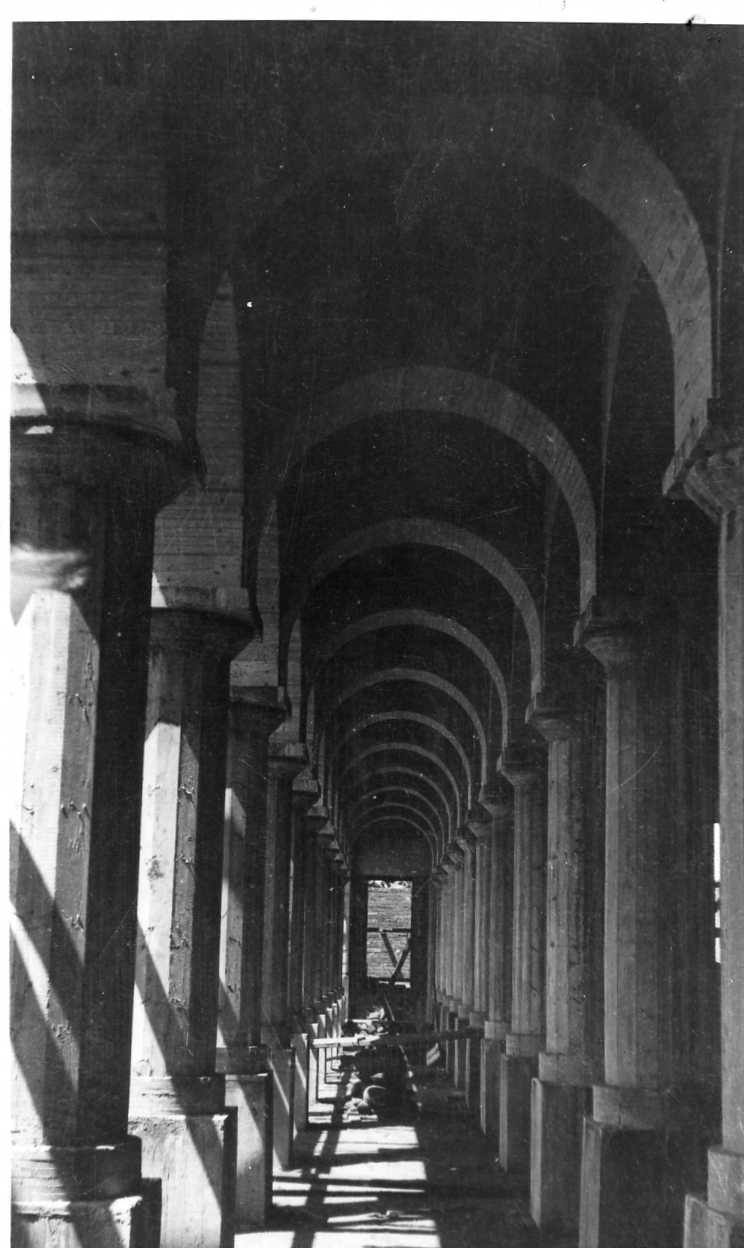 3331P - Undercroft colonnade - north side - 1929 during construction