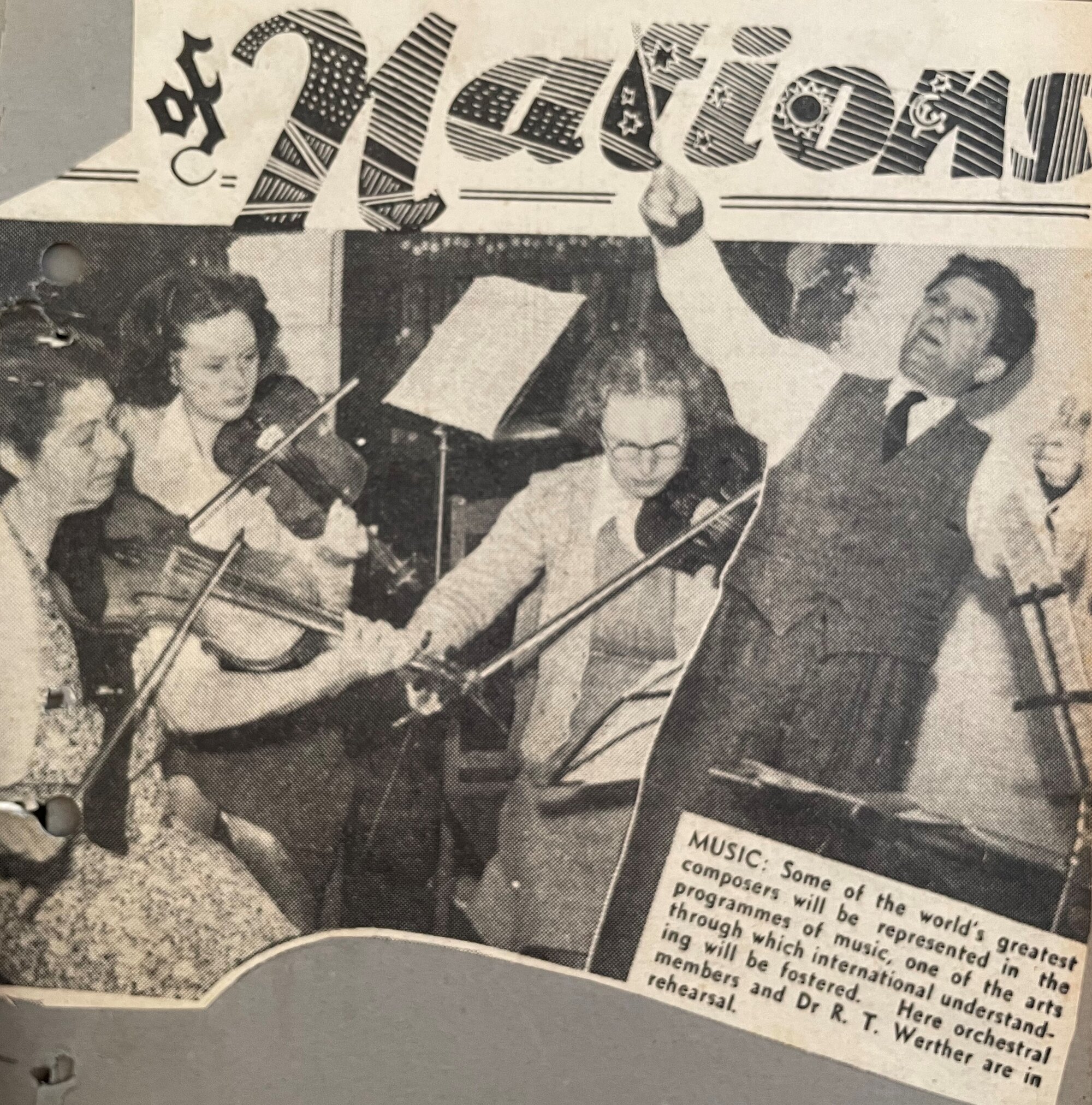 [Tasmania's International Week, October 7-14 1945]