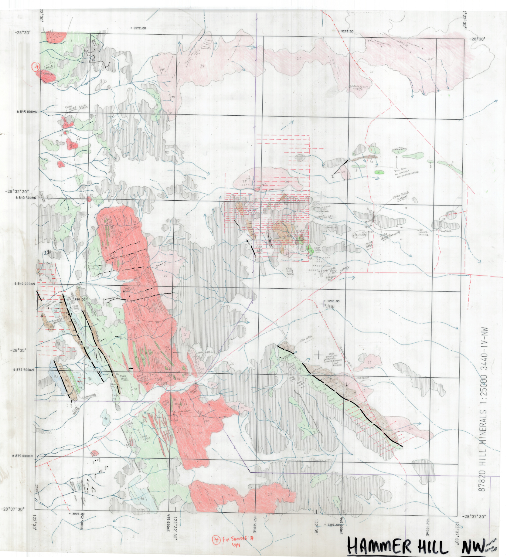 Hammer Hill NW 3440-IV NW Original