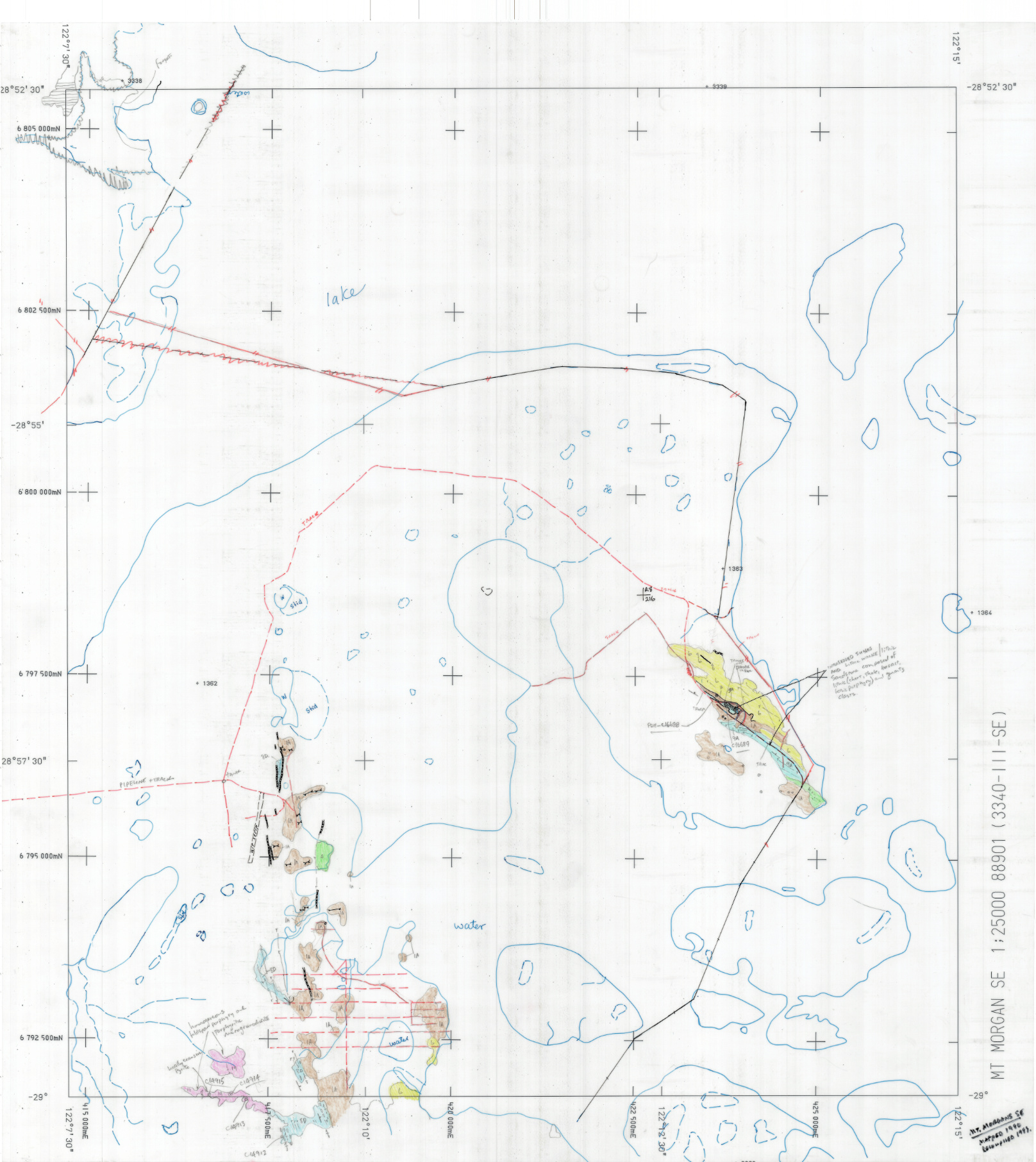 Mt Morgans SE 3340-III SE Original