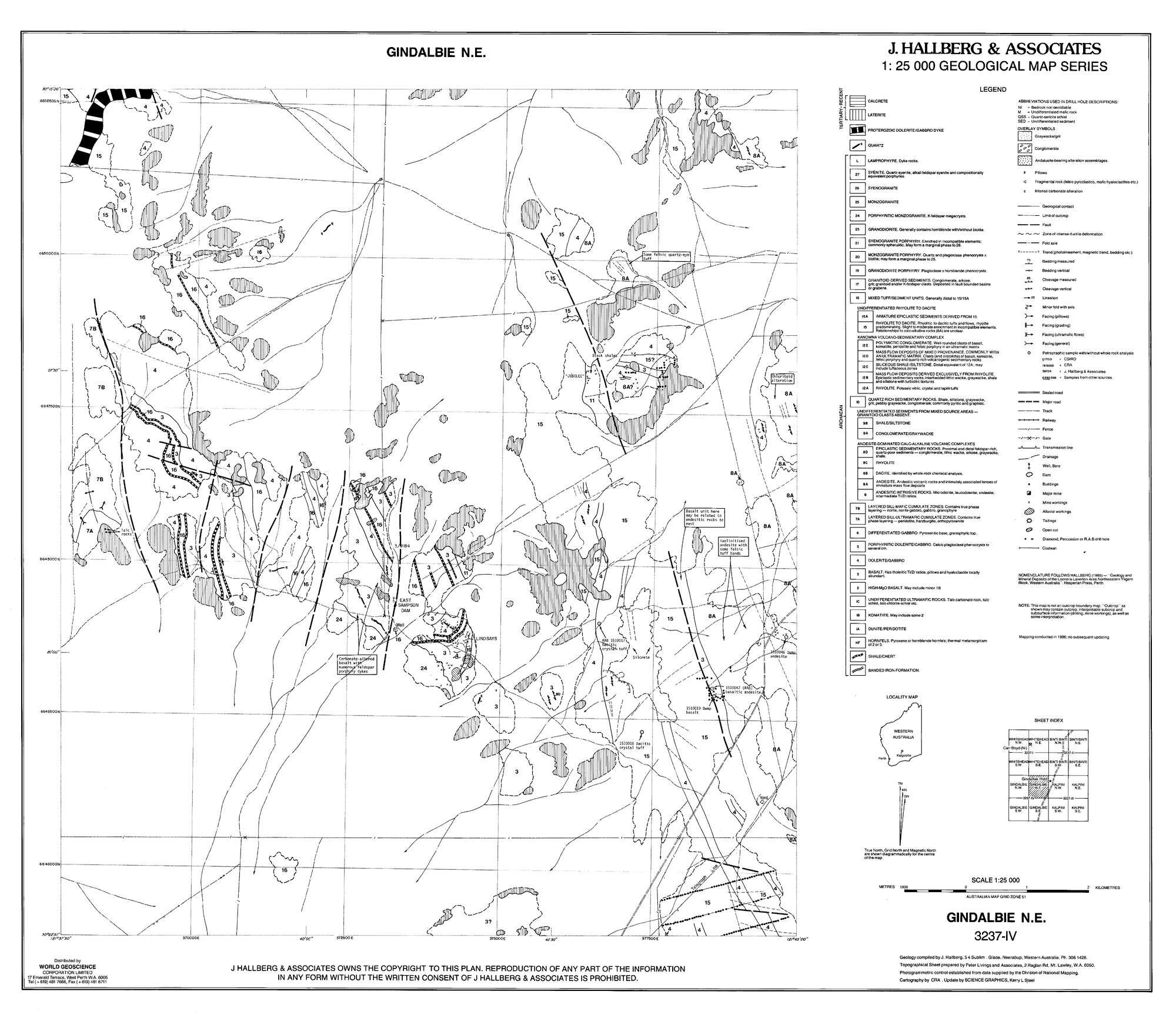 Gindalbie NE 3237-III NE