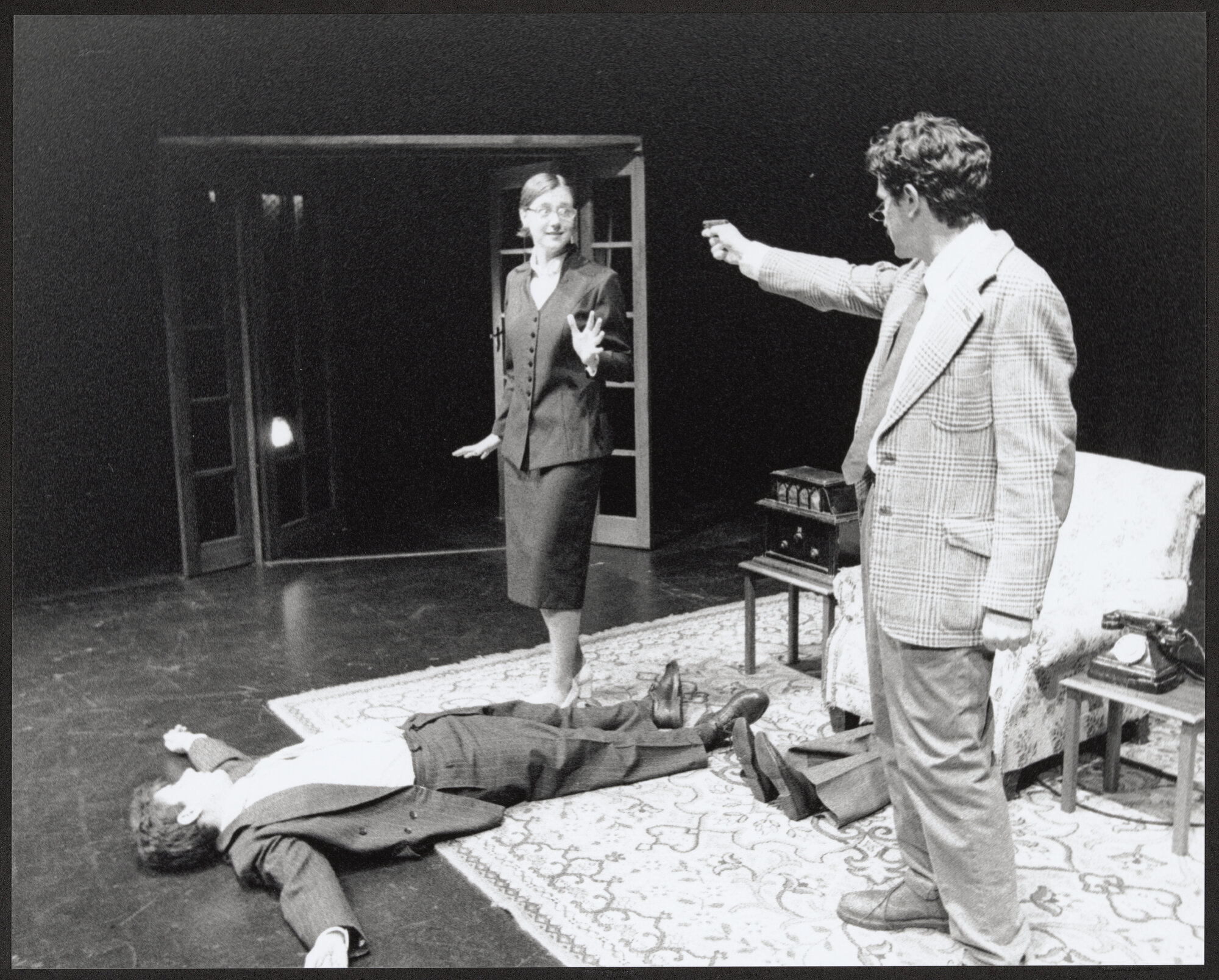 The real inspector hound. Production photo