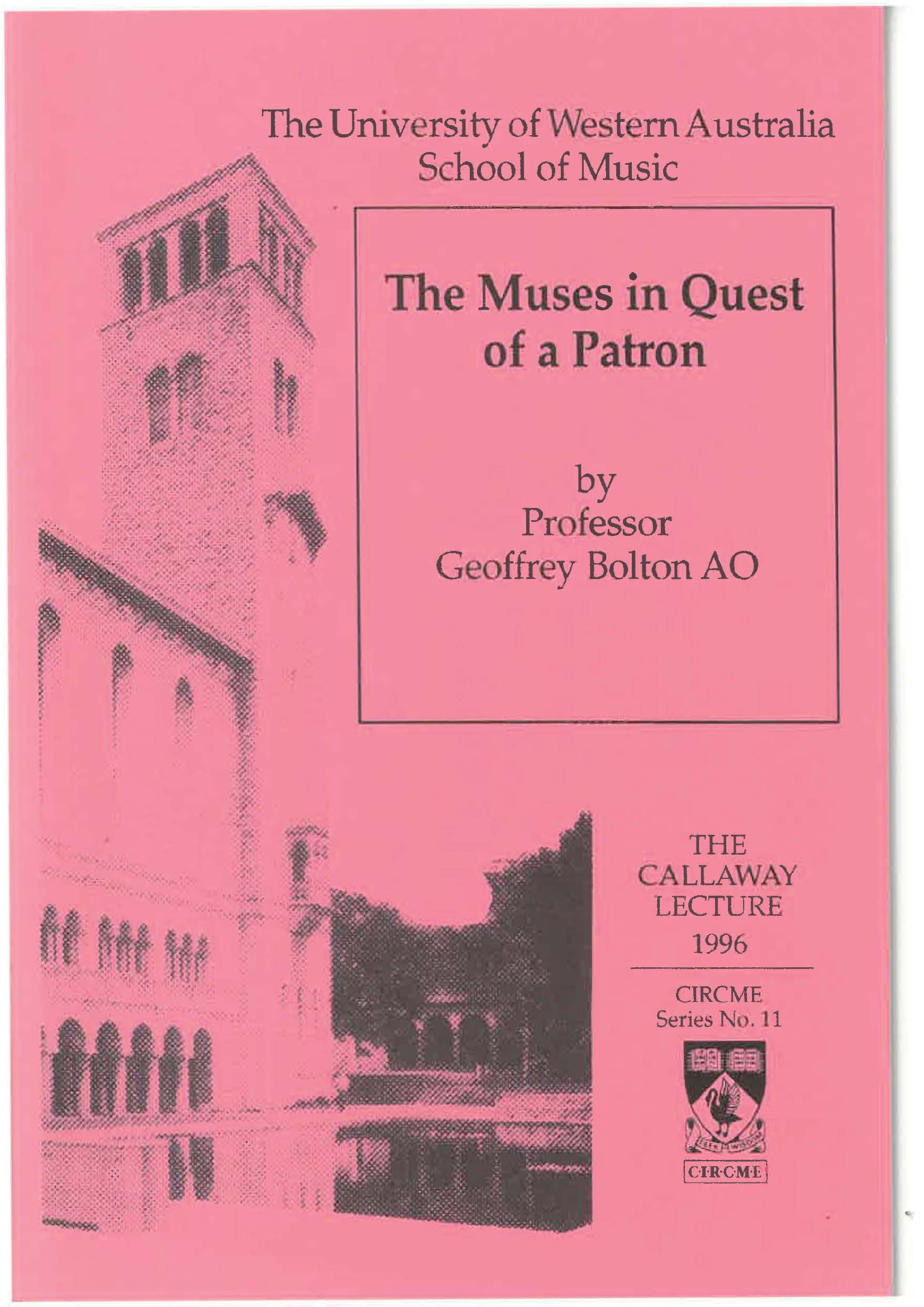 The Muses in Quest of a Patron