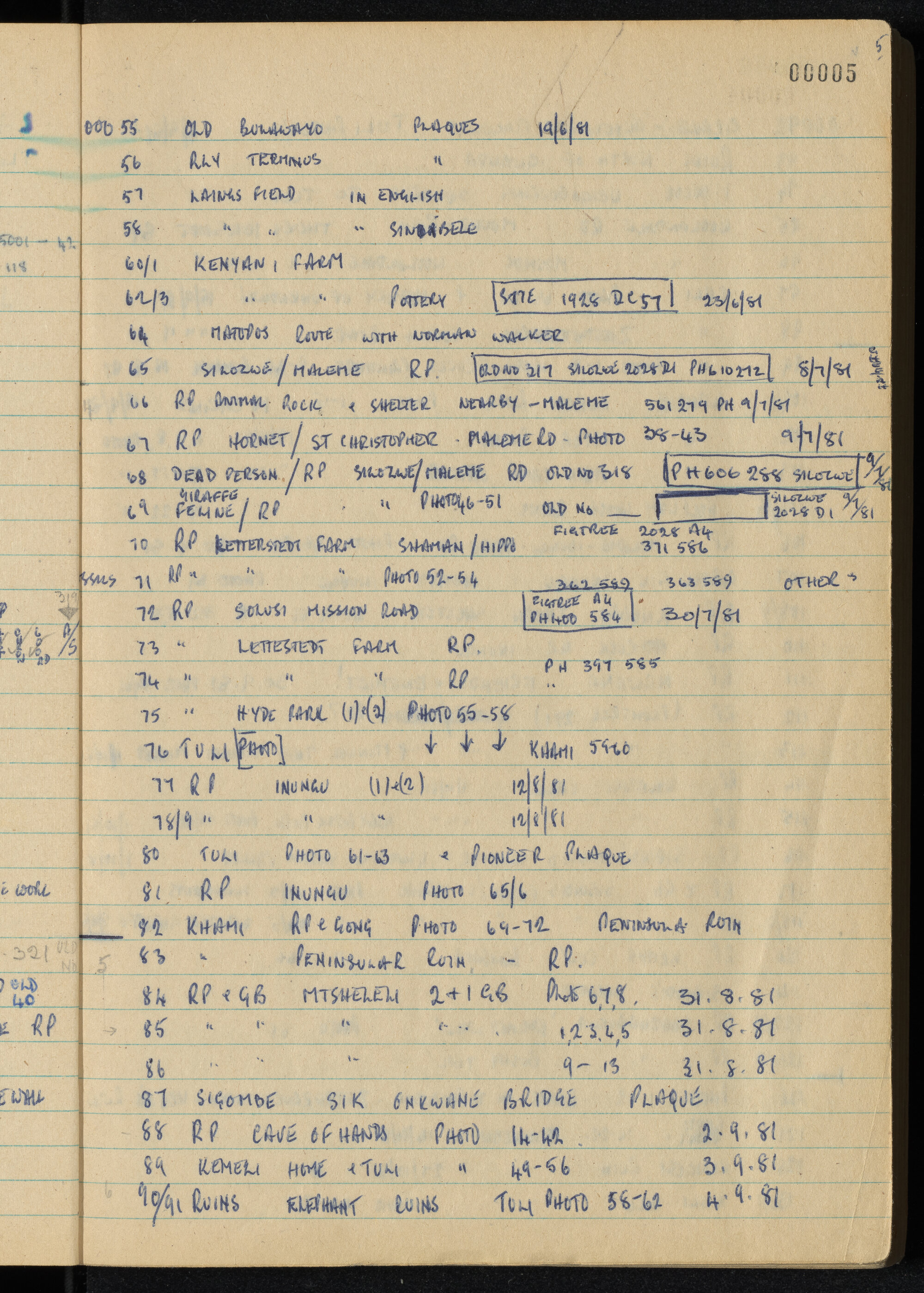 Peter Genge field notes. 00005