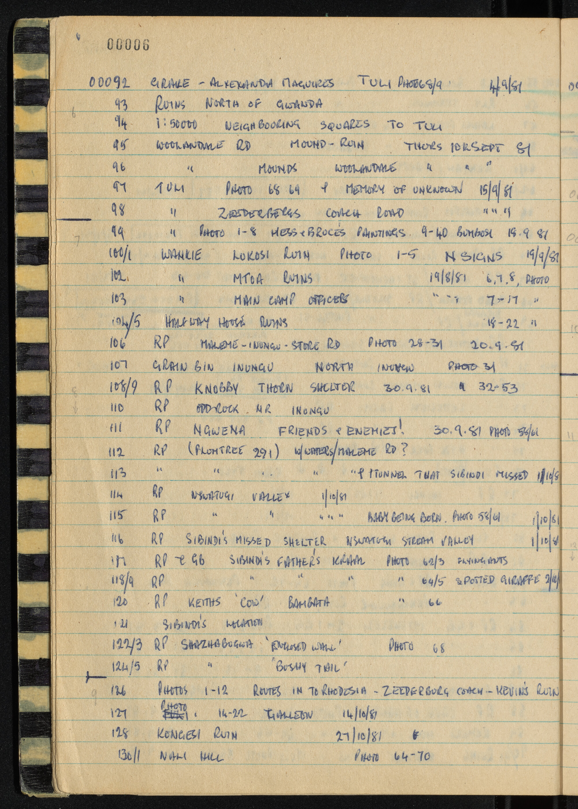 Peter Genge field notes. 00006