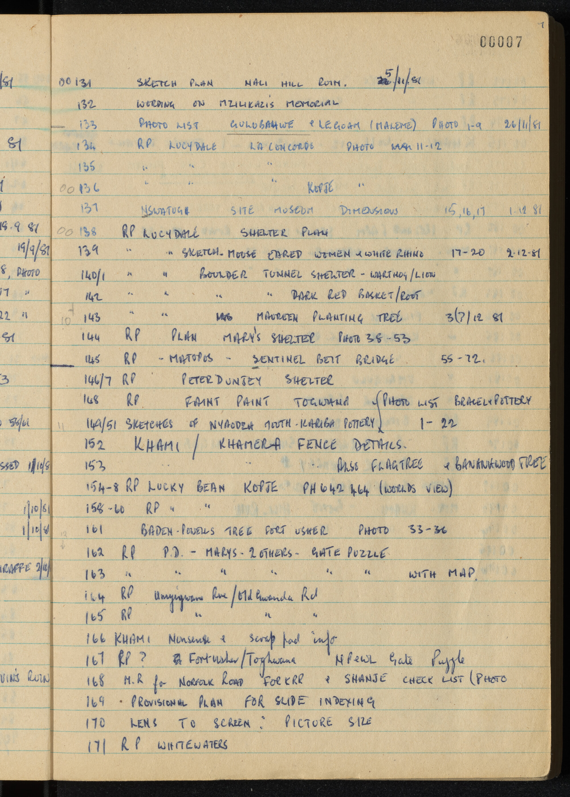 Peter Genge field notes. 00007