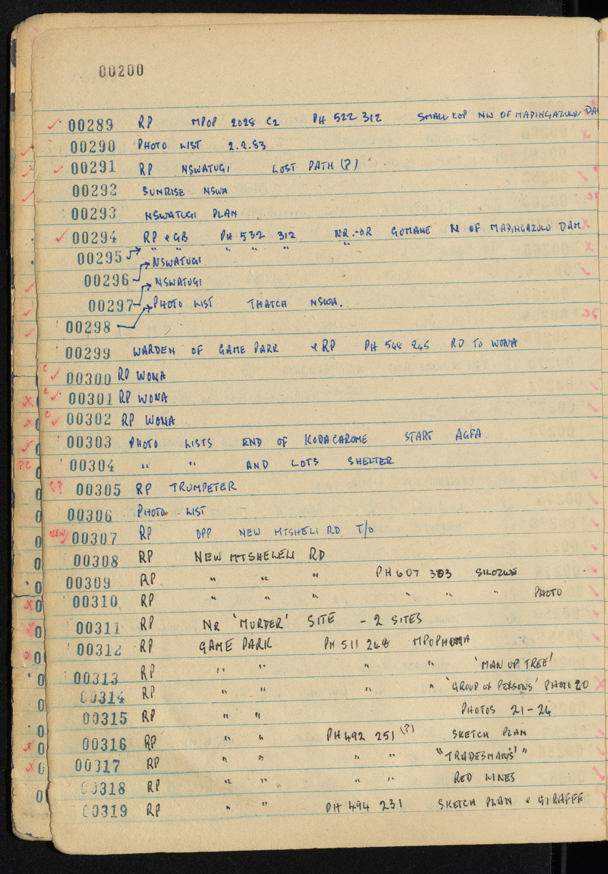 Peter Genge field notes. 00200