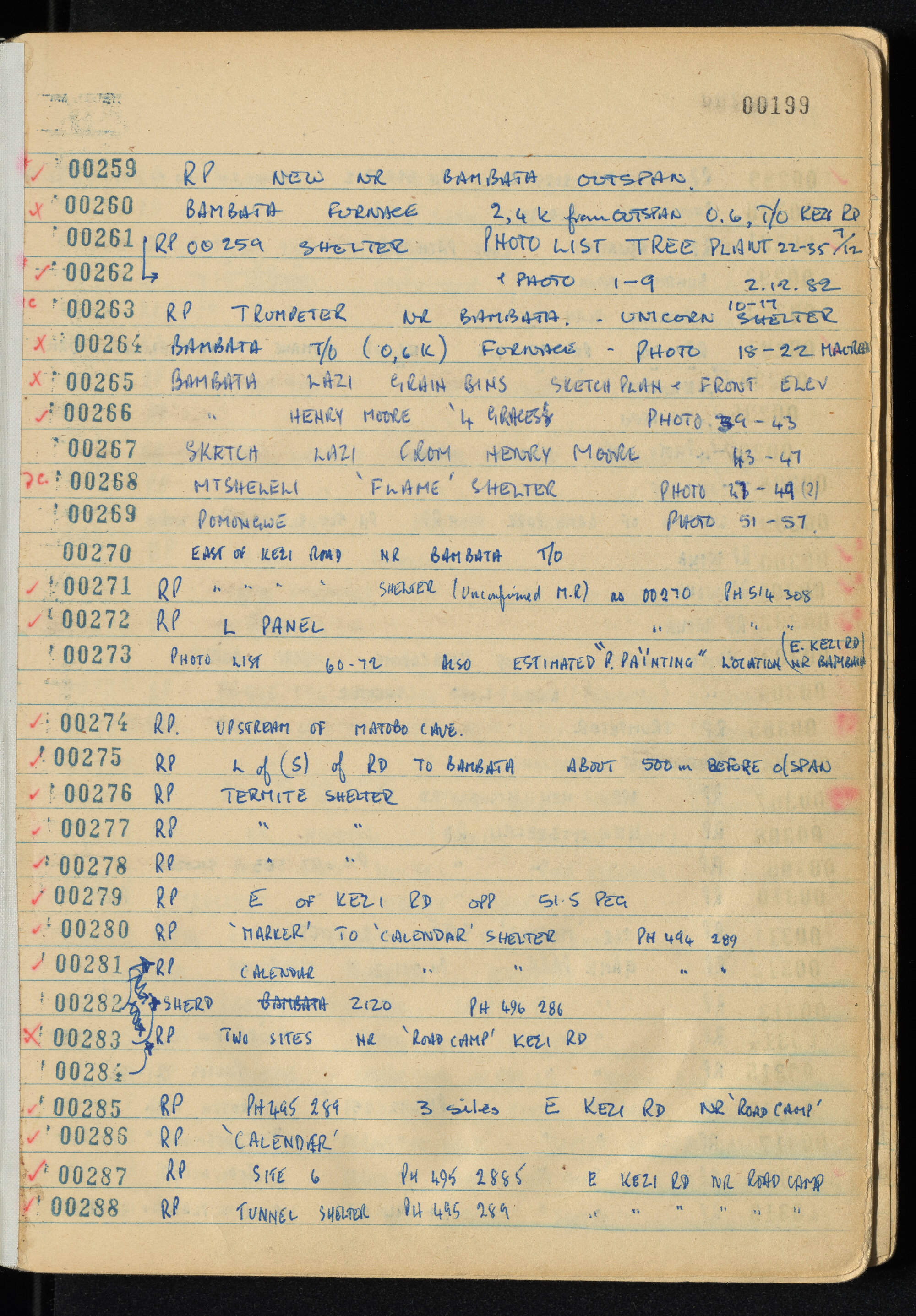 Peter Genge field notes. 00199