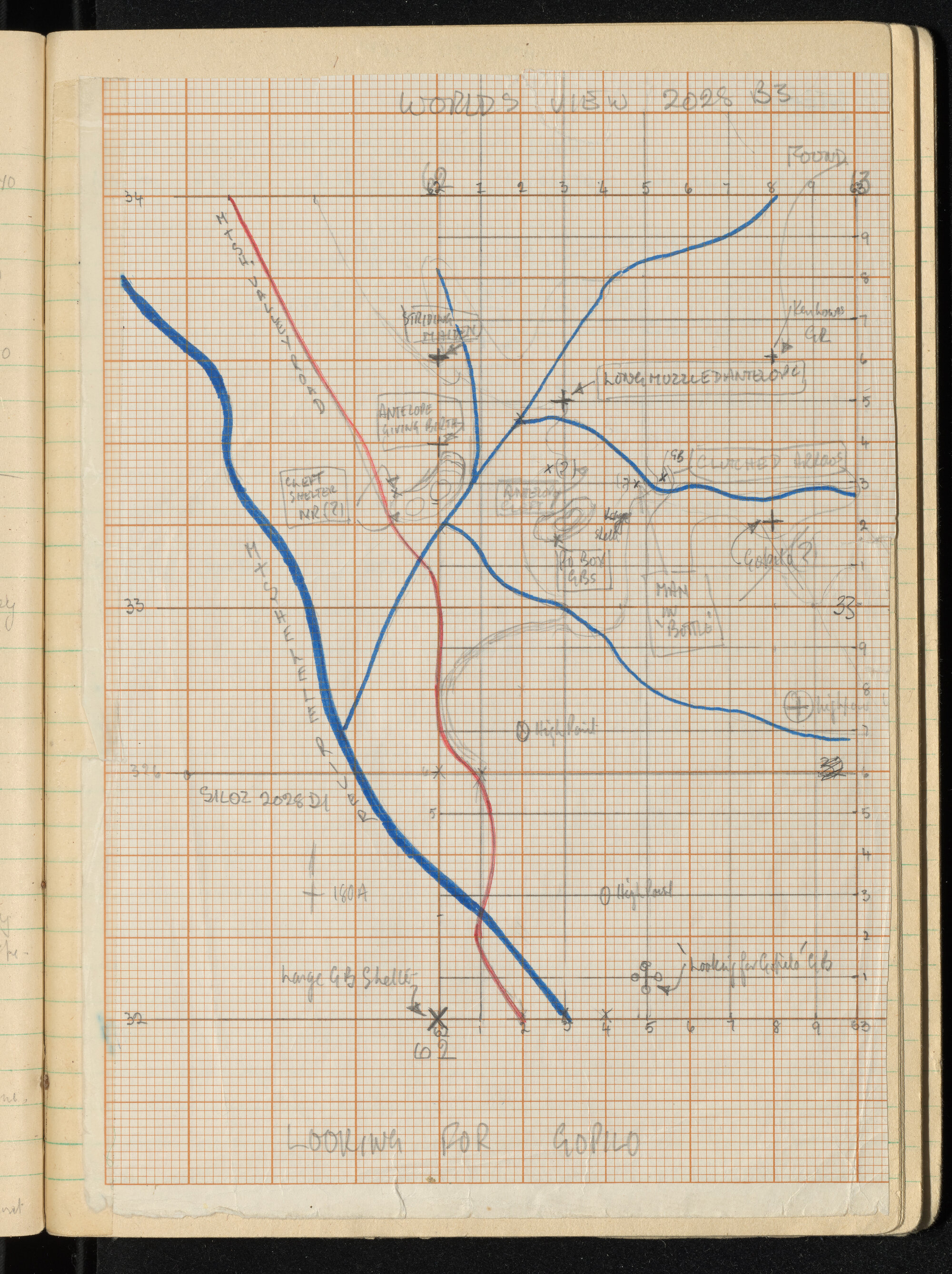 Peter Genge field notes. 02115-02116, insert
