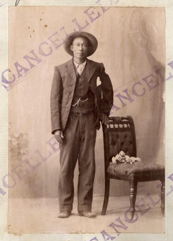 Photograph of Gee Sing in 1900