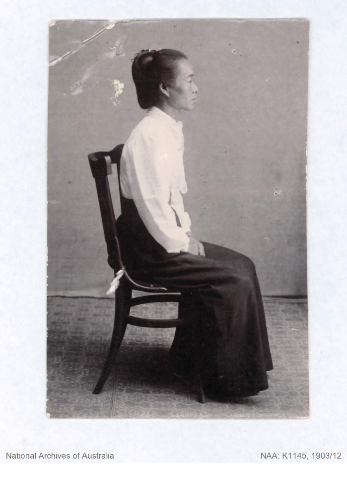 Kiko Dan Che Lin Photo Side, 1903 (NAA Item ID: 1733753)