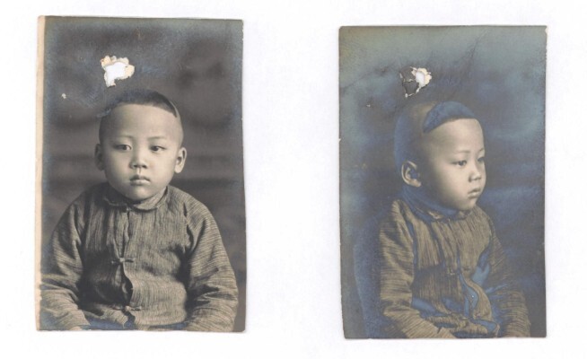 Photographs of Fong Kee Harold in 1919