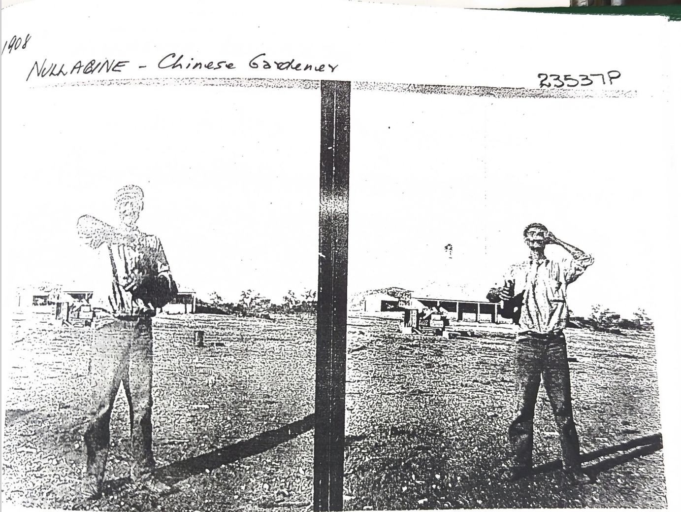 Nullagine, Chinese Gardener, 1908