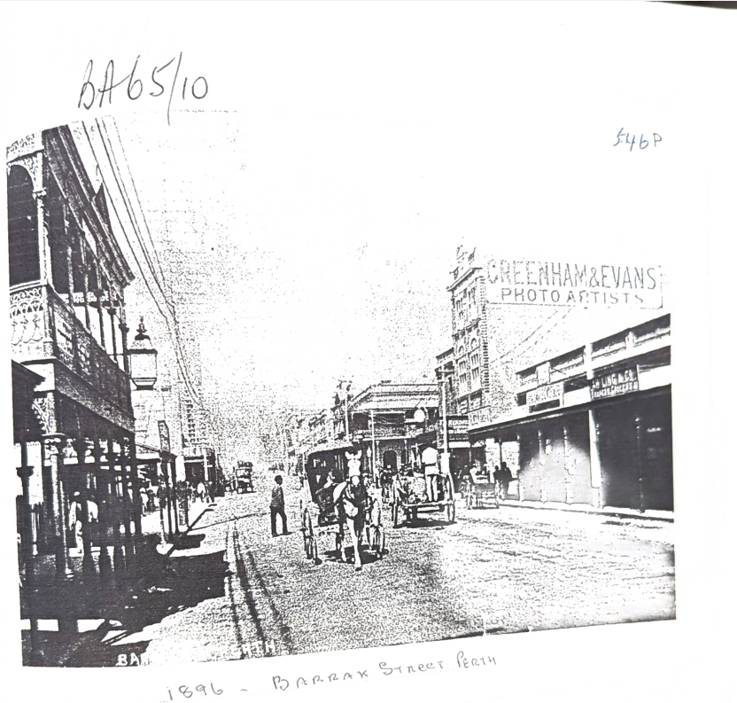 Street Photo showing Ah Ling &amp; Co., 1896