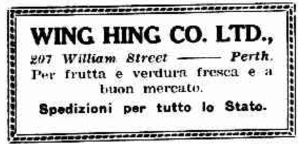Wing Hing &amp; Co. Advertisement - 1931