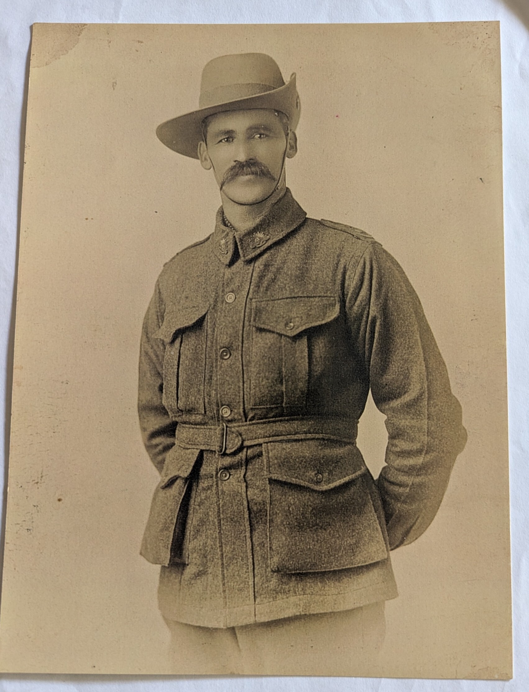 Alfred Shanhun - WWI uniform photo