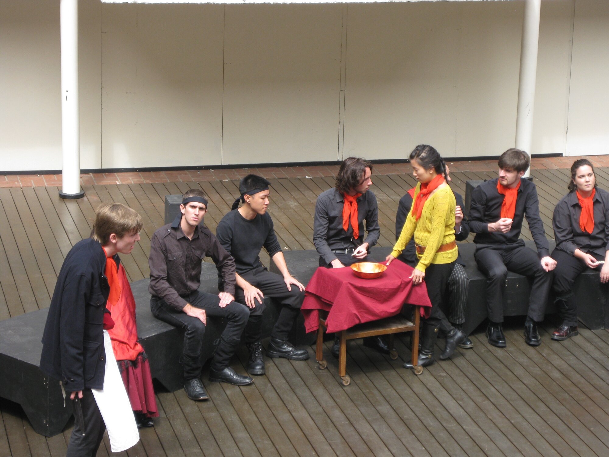 Titus Andronicus, 2014. Production photo. 5.3a The Banquet.