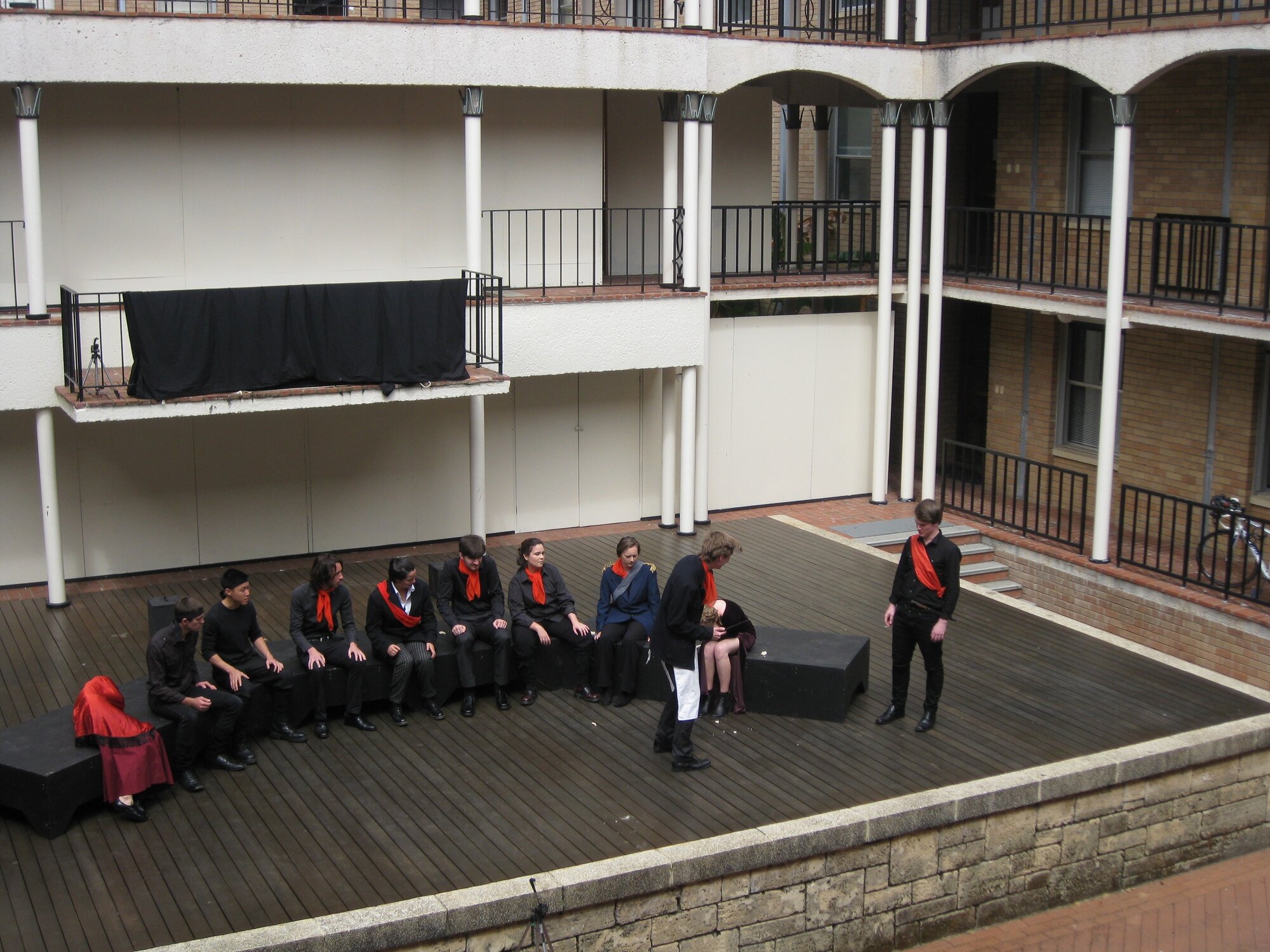 Titus Andronicus, 2014. Production photo. 5.3c The Banquet.