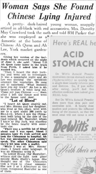 Woman Says She Found Chinese Lying Injured