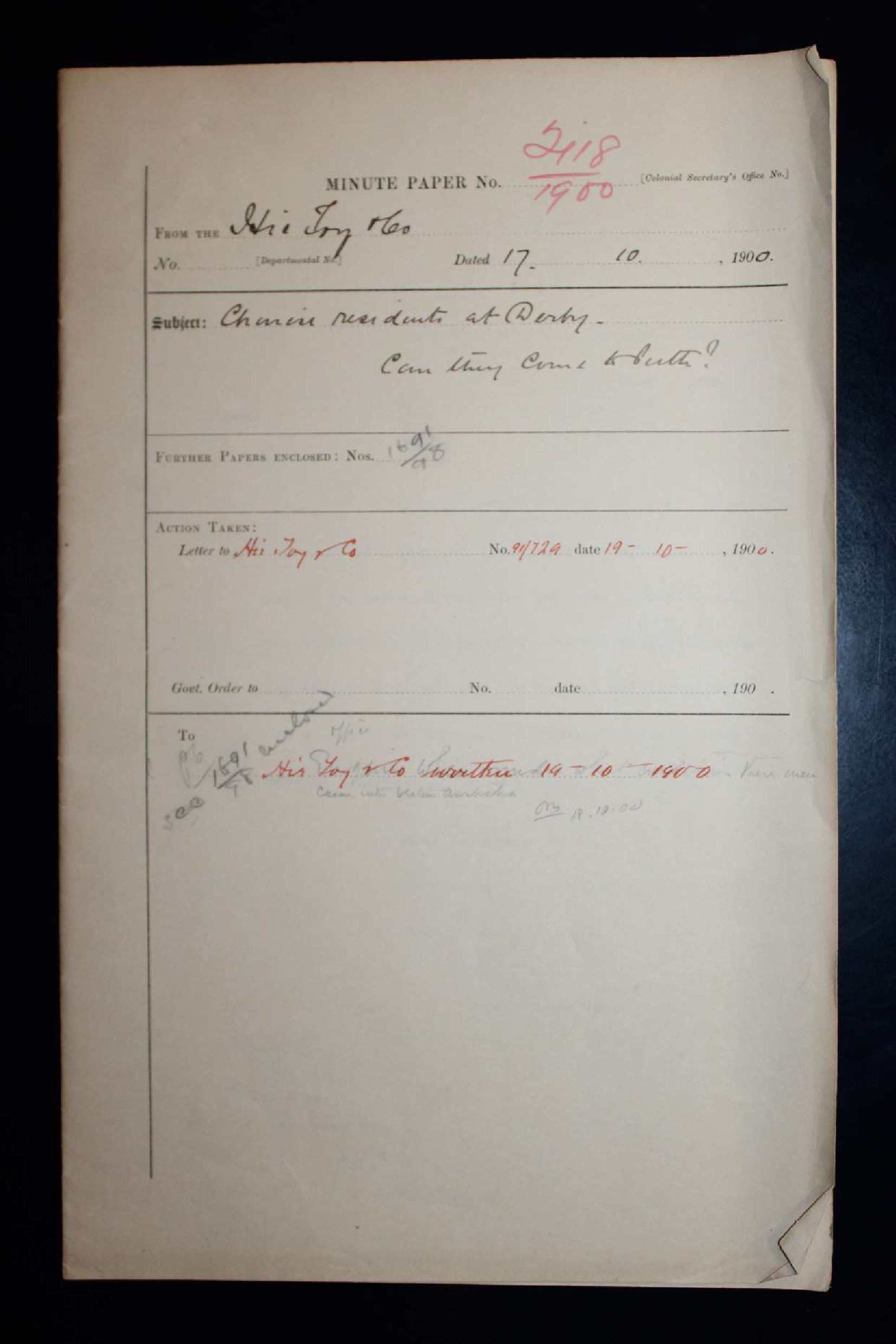 Hie Toy - Chinese market gardeners in Derby