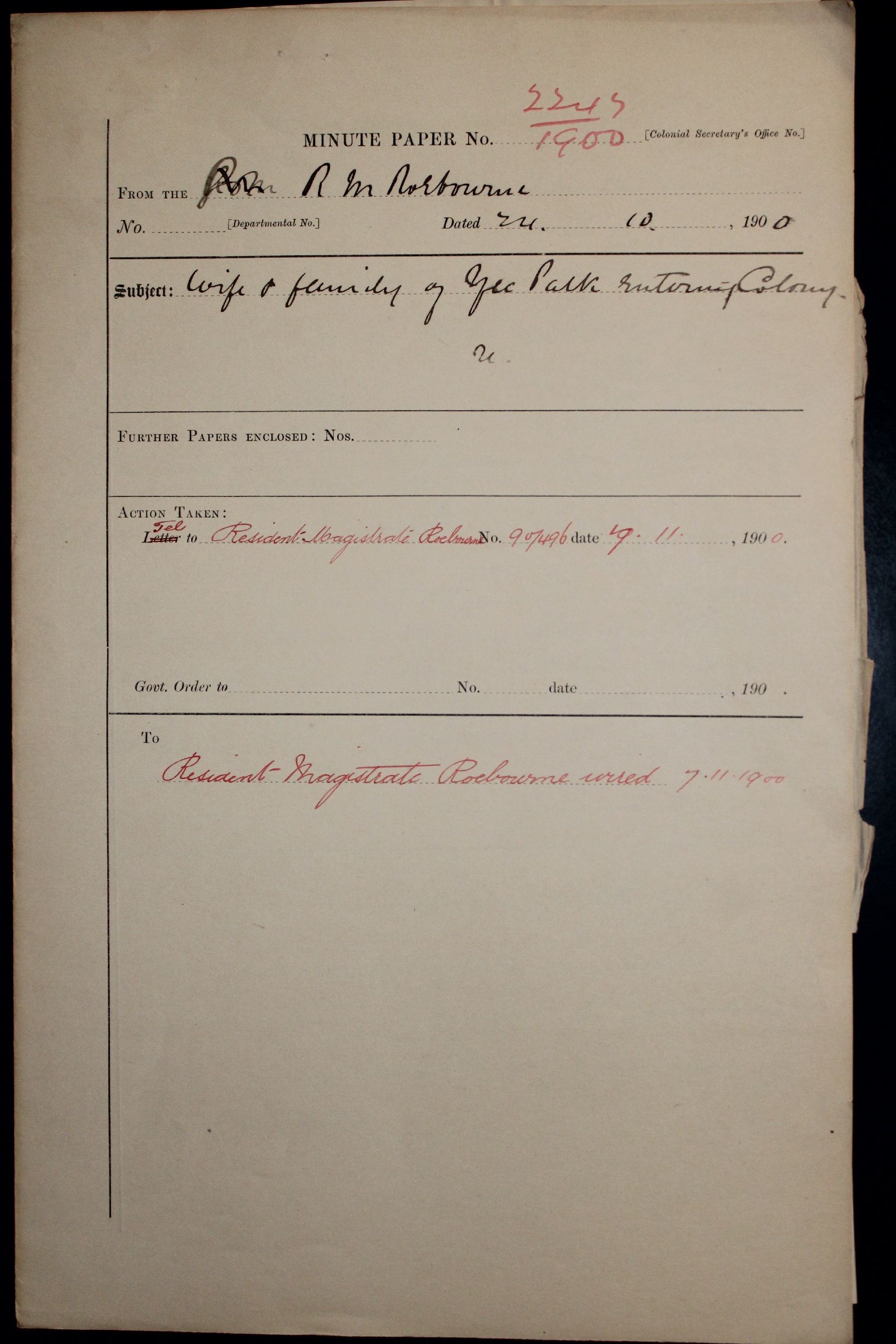 Wife and Family of Yee Palk - 1900