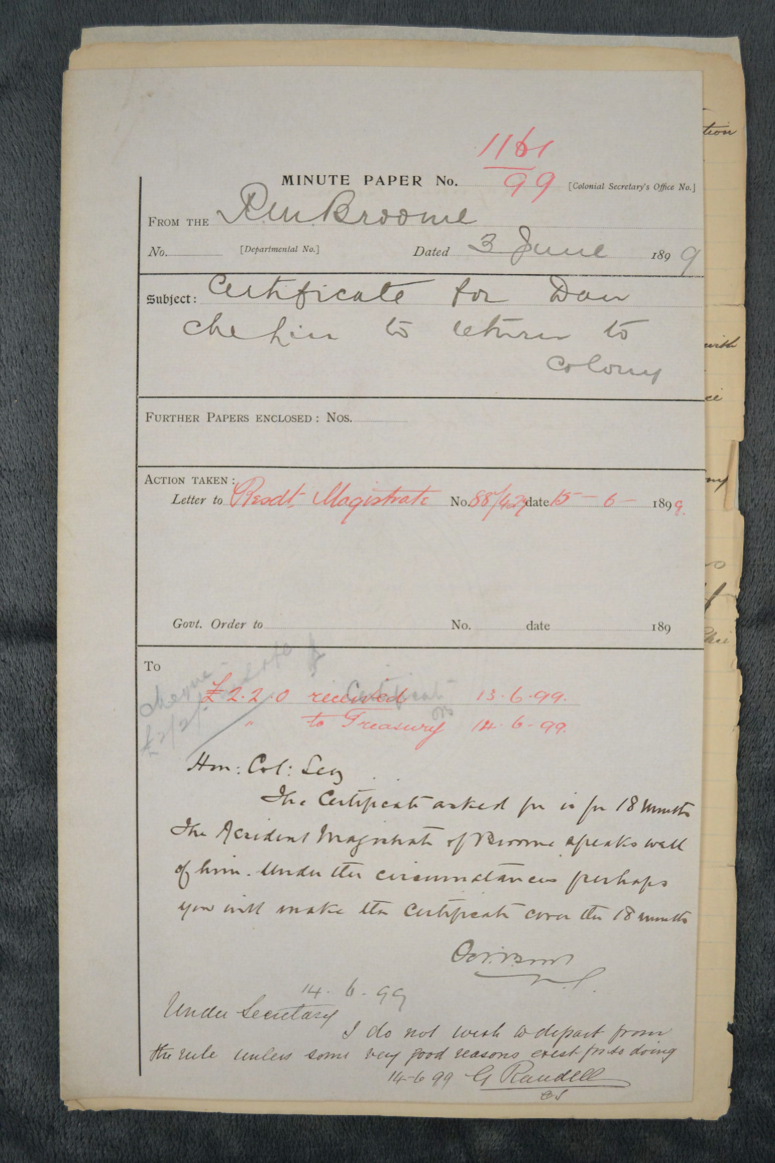 Dan Che Lin 1899-1161