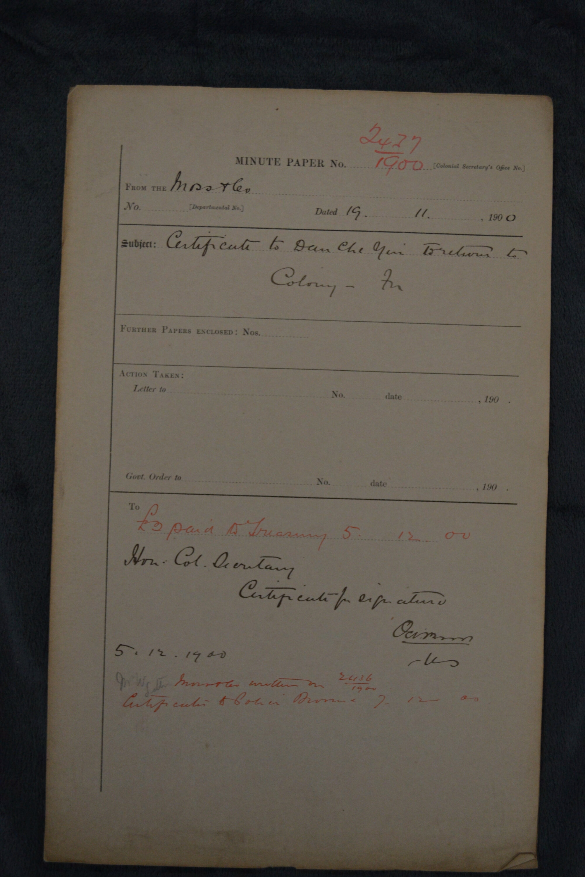 Dan Che Yin 1900-2437