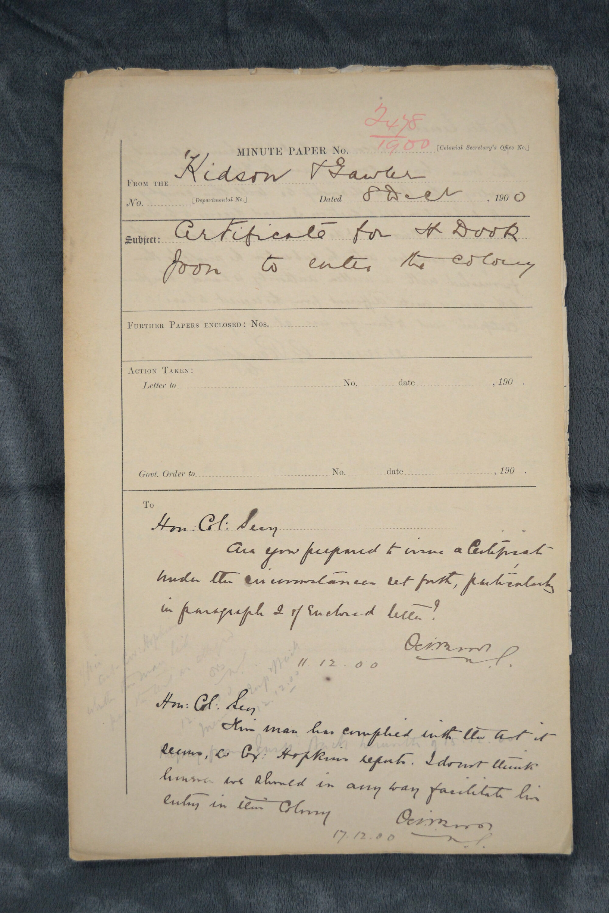 H Dook Joon 1900-2478