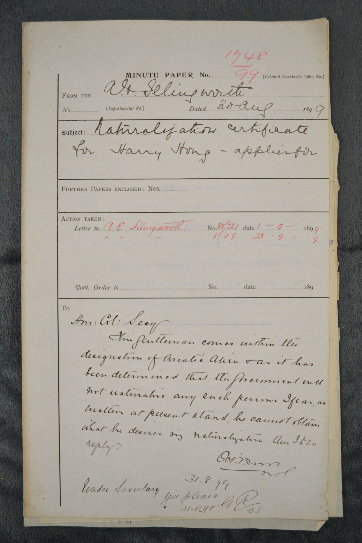 Harry Hong 1899-1748