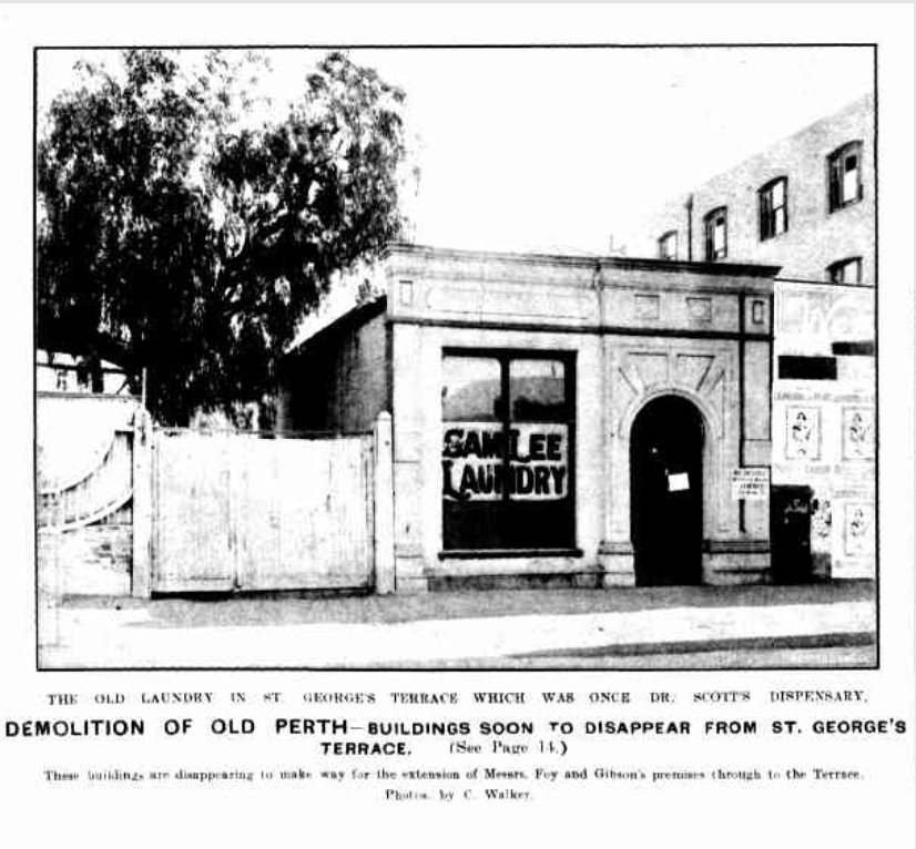 Sam Lee Laundry, 1911 photograph