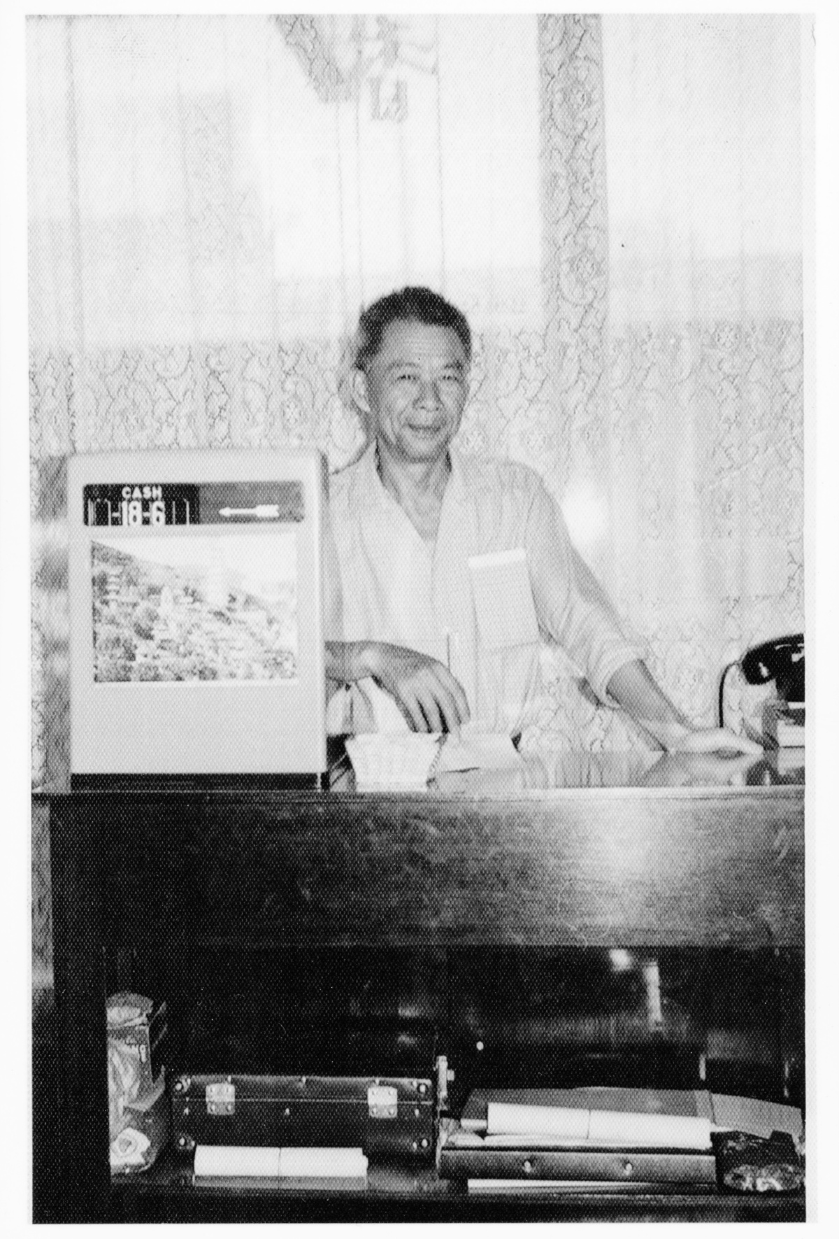 Goon Tam Hoy in the Hong Kong Restaurant - 1960s