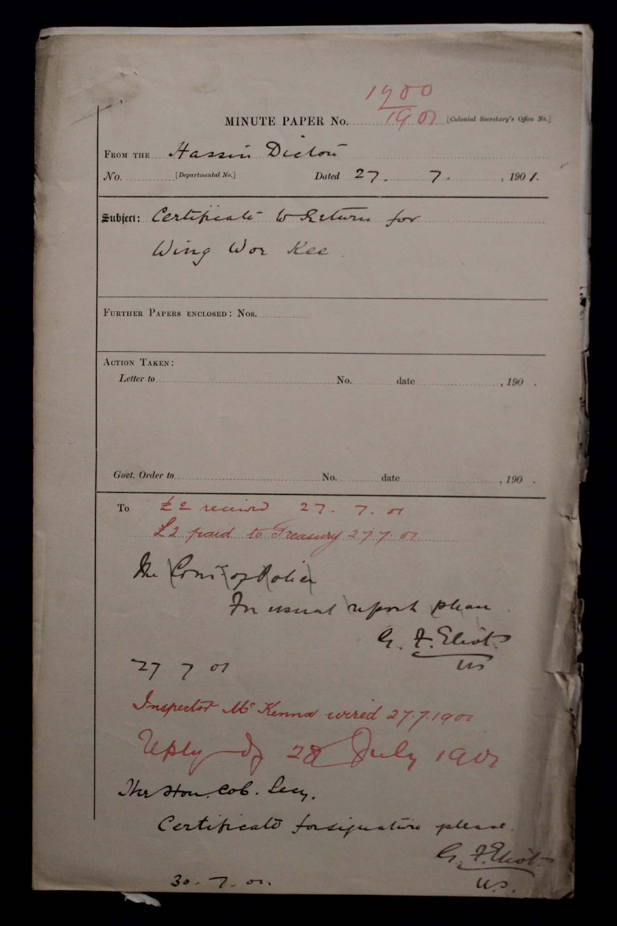 Wing Wor Kee 1901-1700