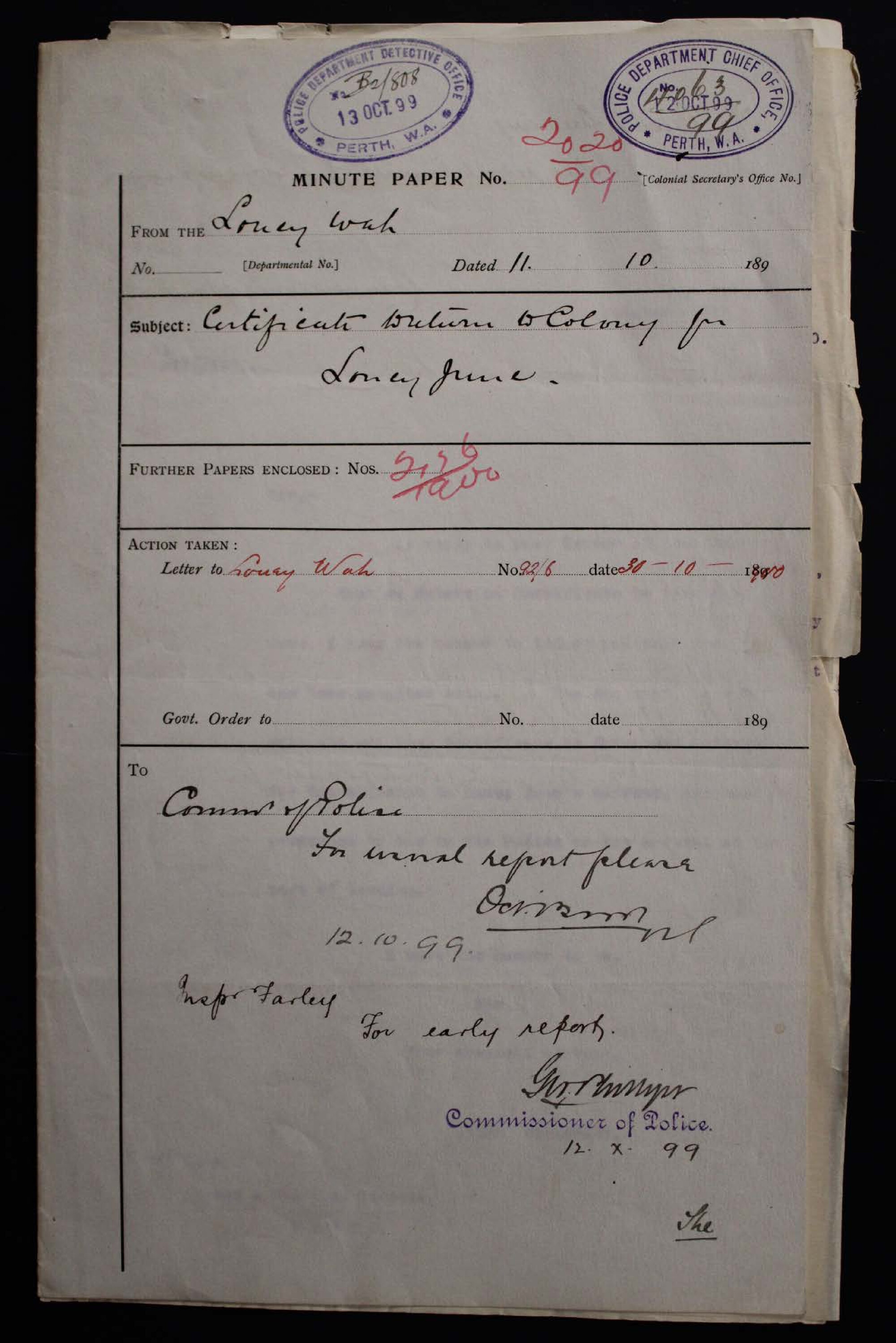 Louey June 1899-2020