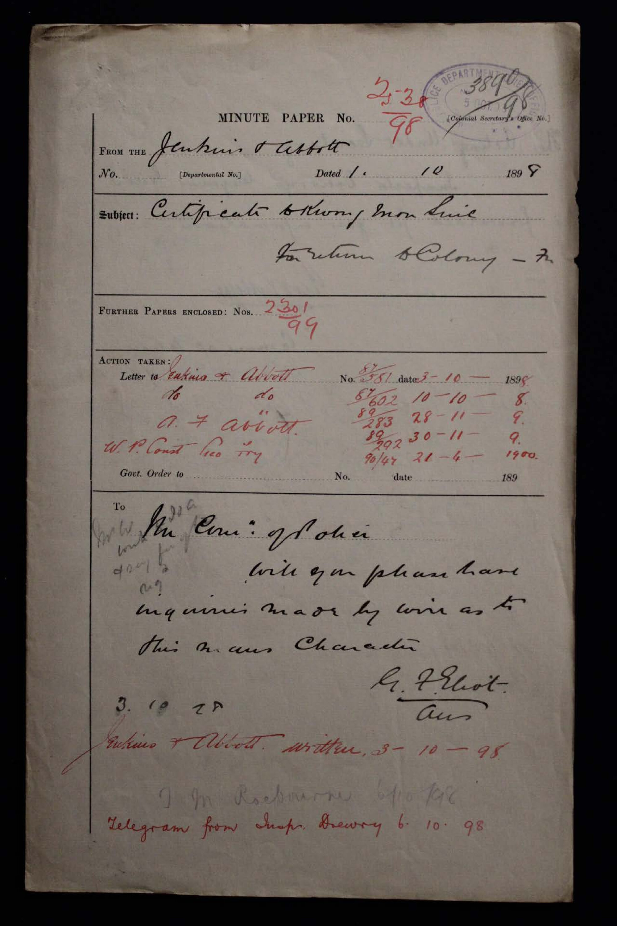 Kwong Mon Sine 1898-2538