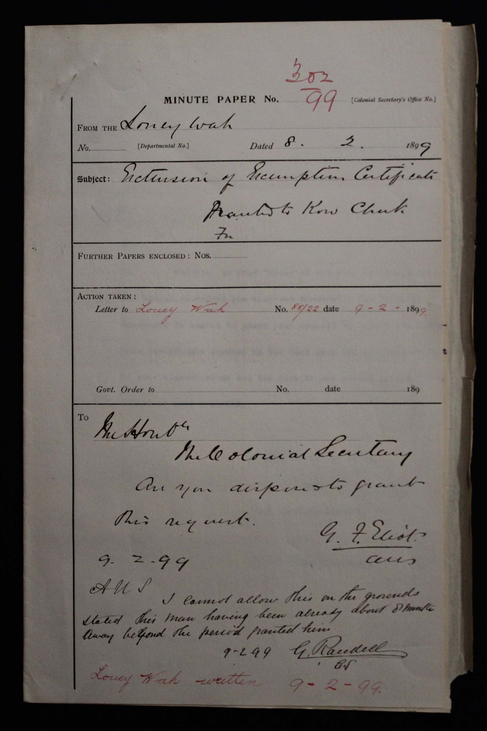 Kow Chuk 1899-0302