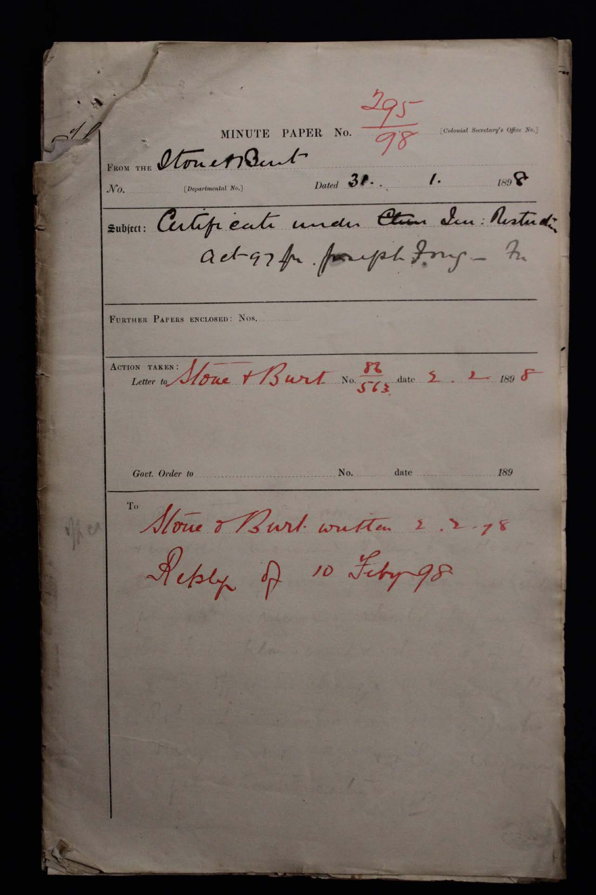 Joseph Fong 1898-0295