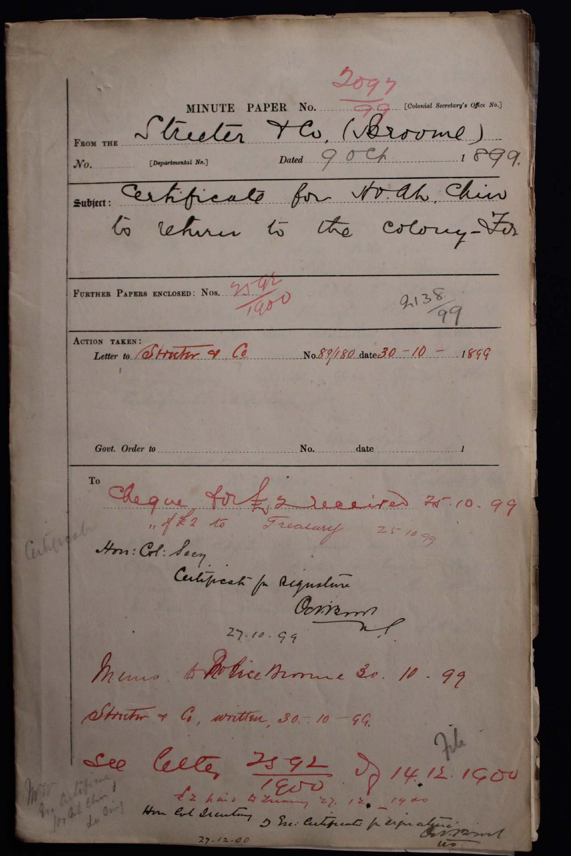 Ho Ah Chin 1899-2097