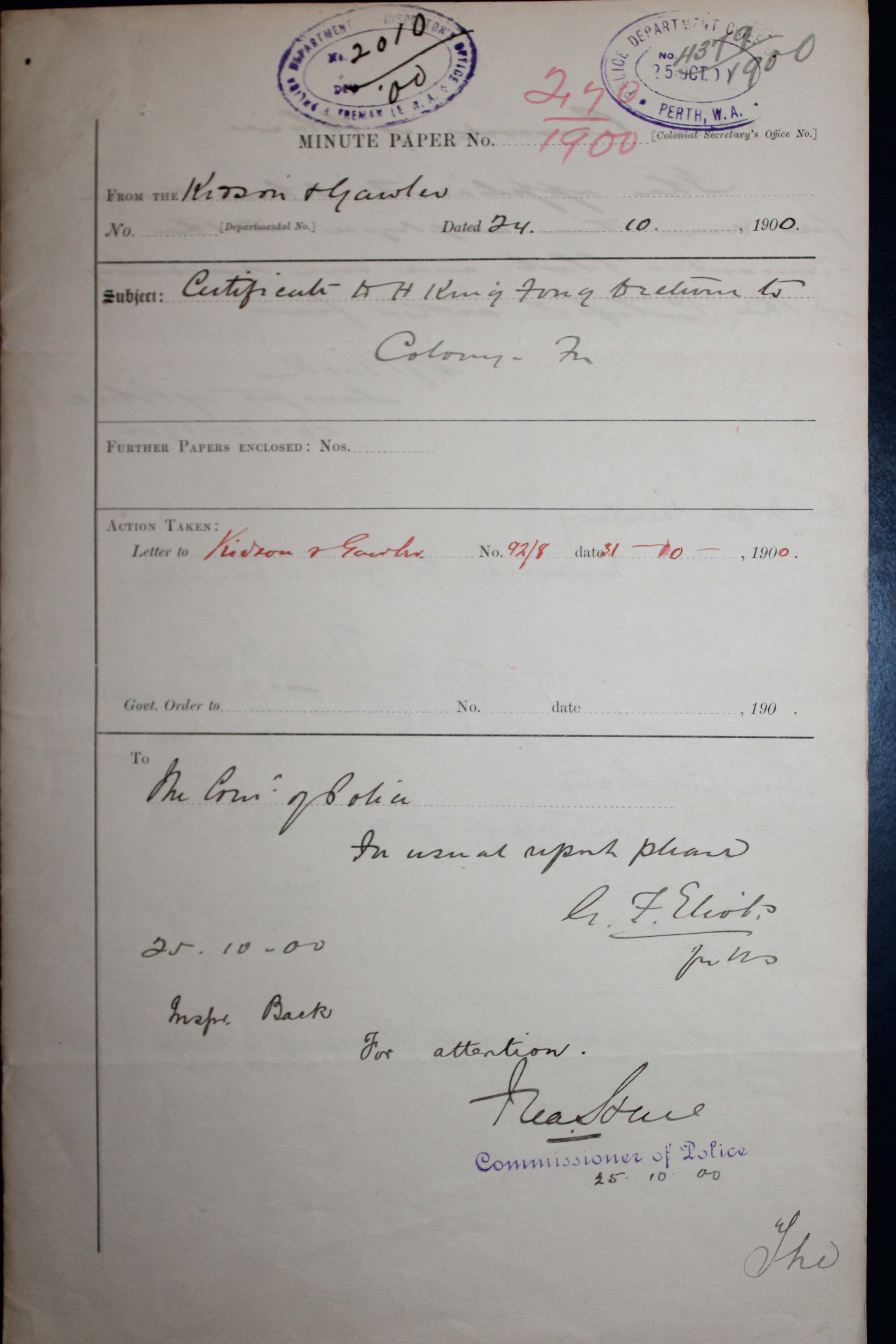 H King Fong 1900-2170