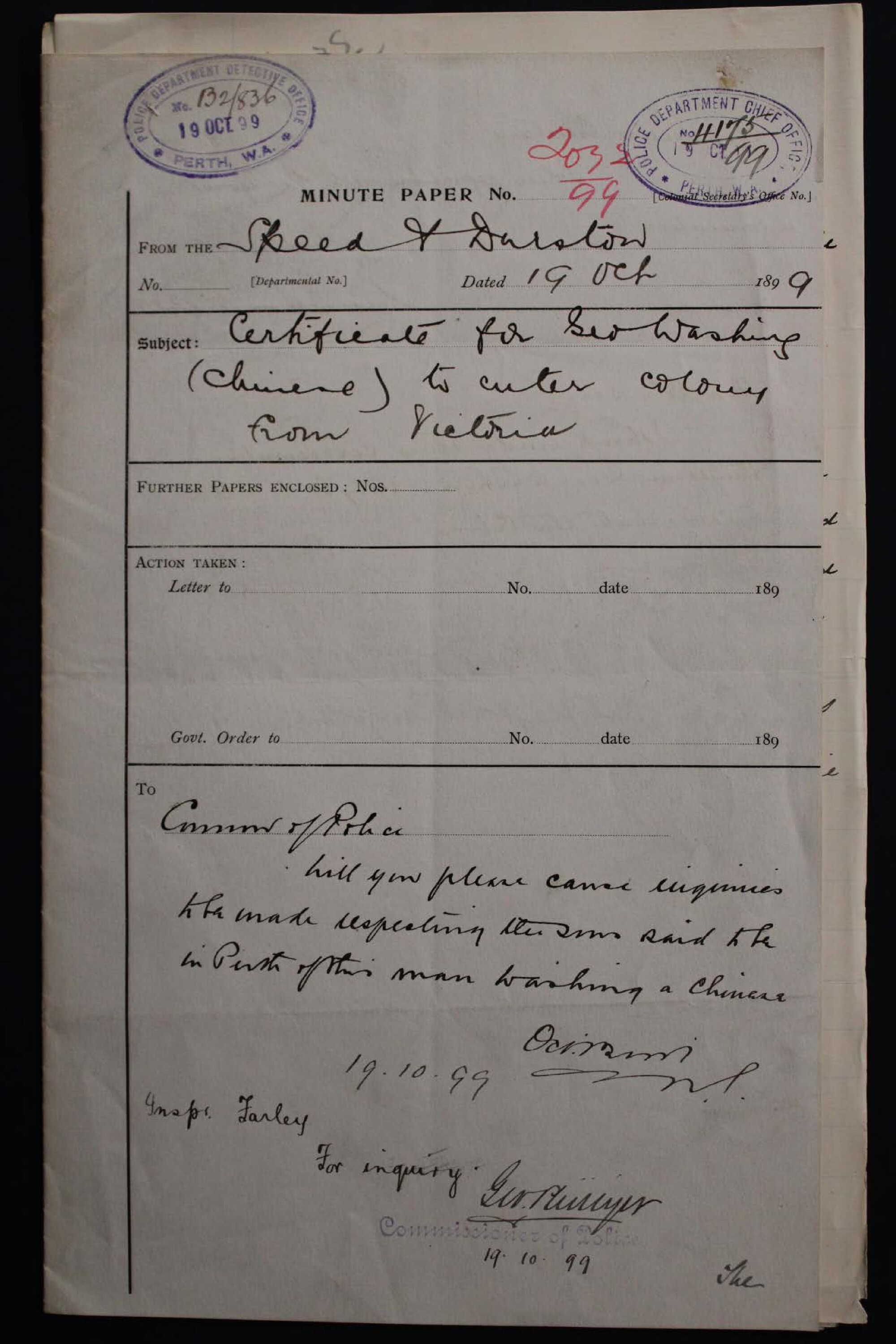 George Washing 1899-2072