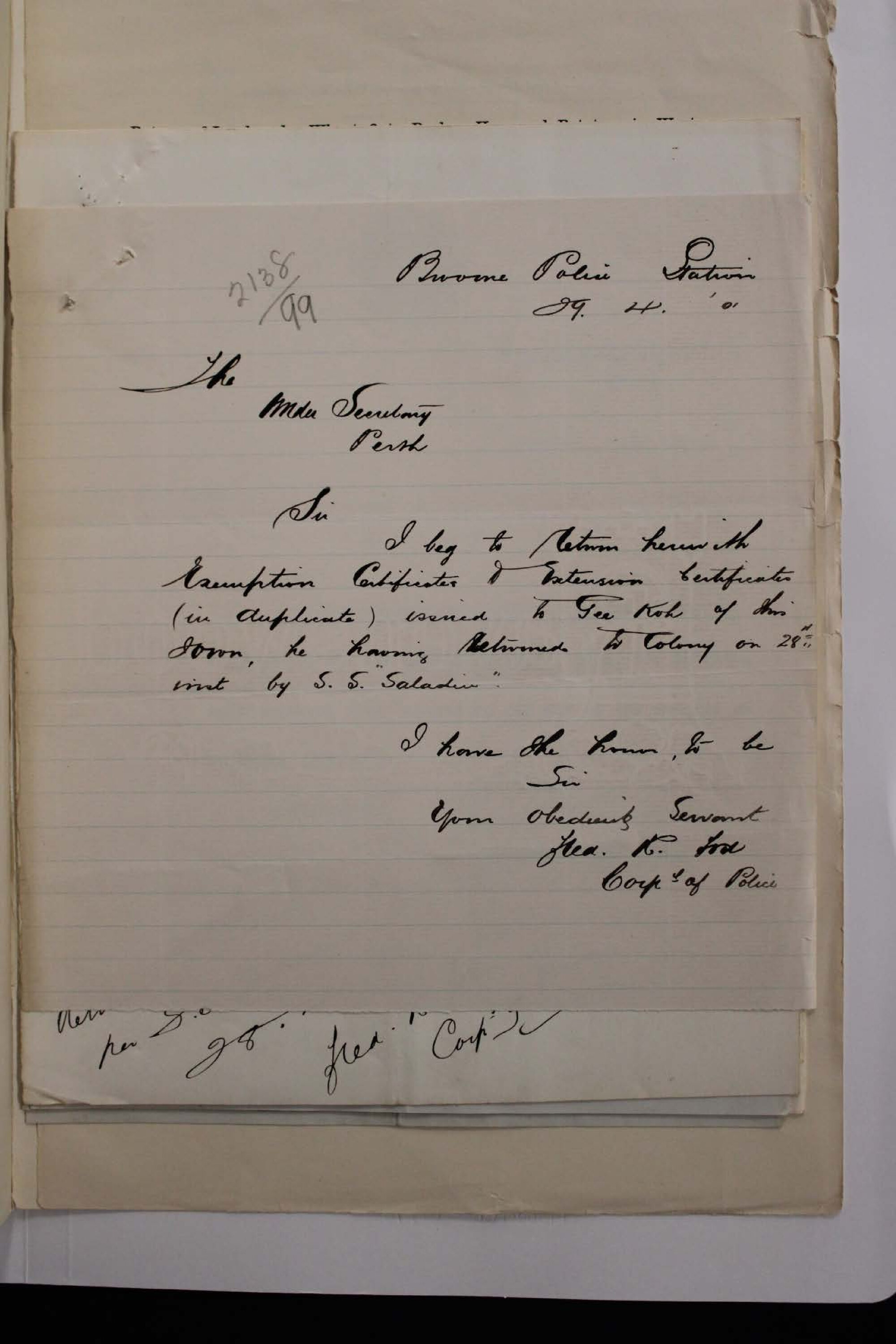 Gee Koh, Lee Sing 1899-2138