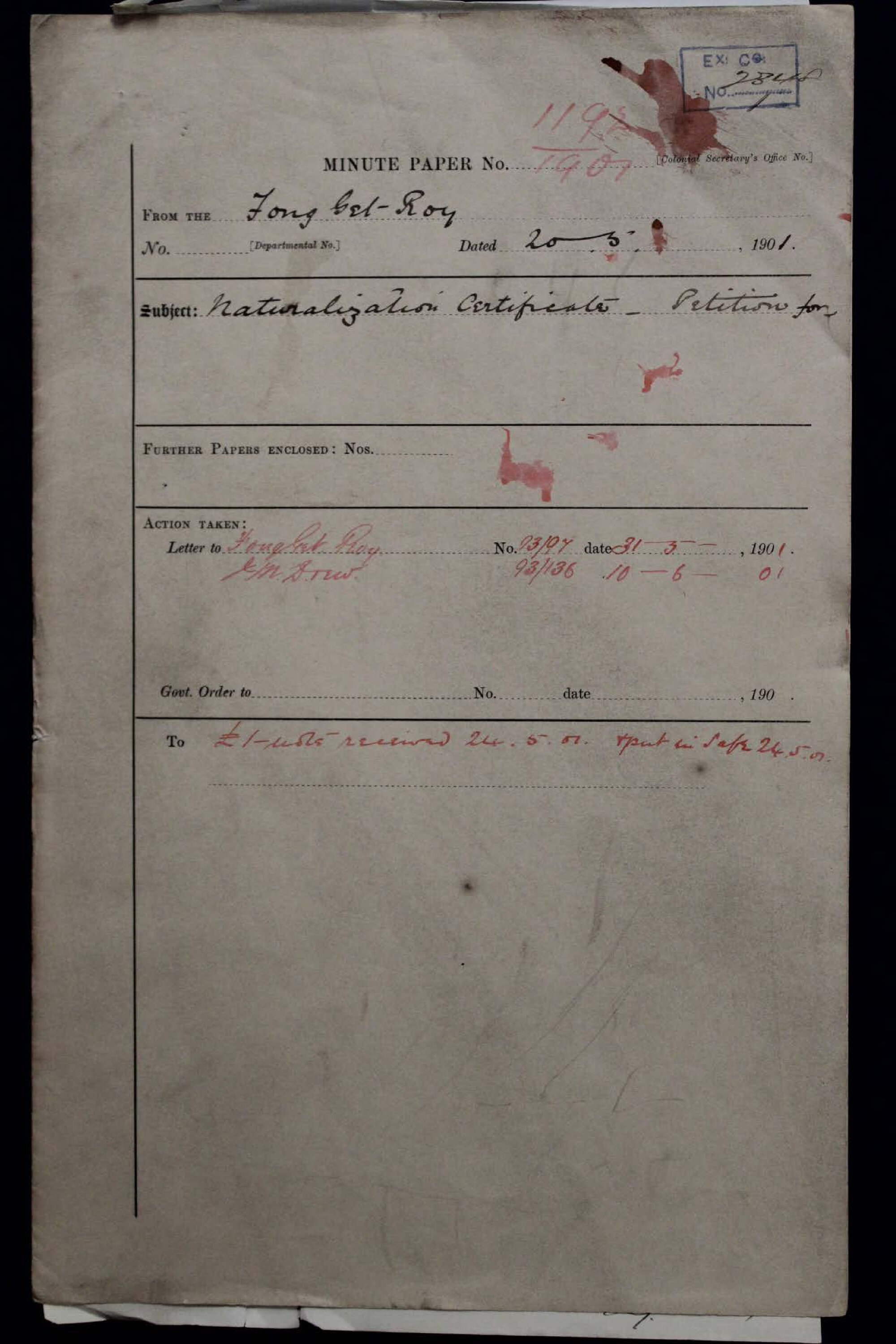 Fong Get Roy 1901-1192