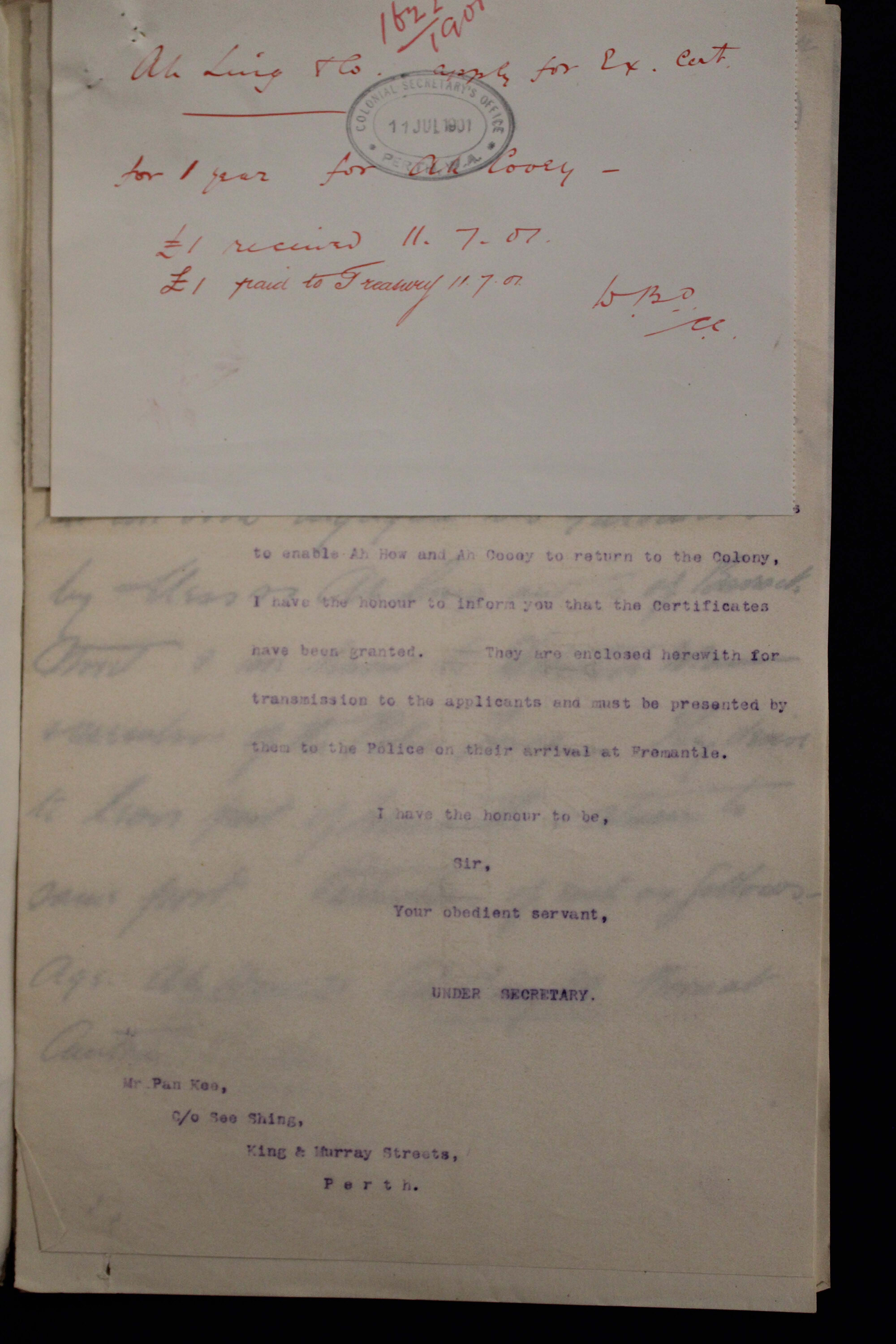 Ah How, Ah Cooey 1900-1137