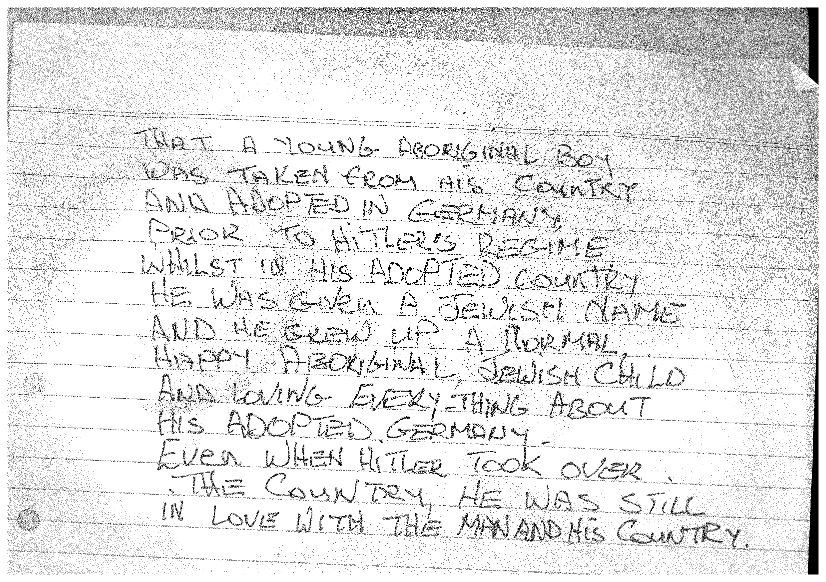 Sample Writing