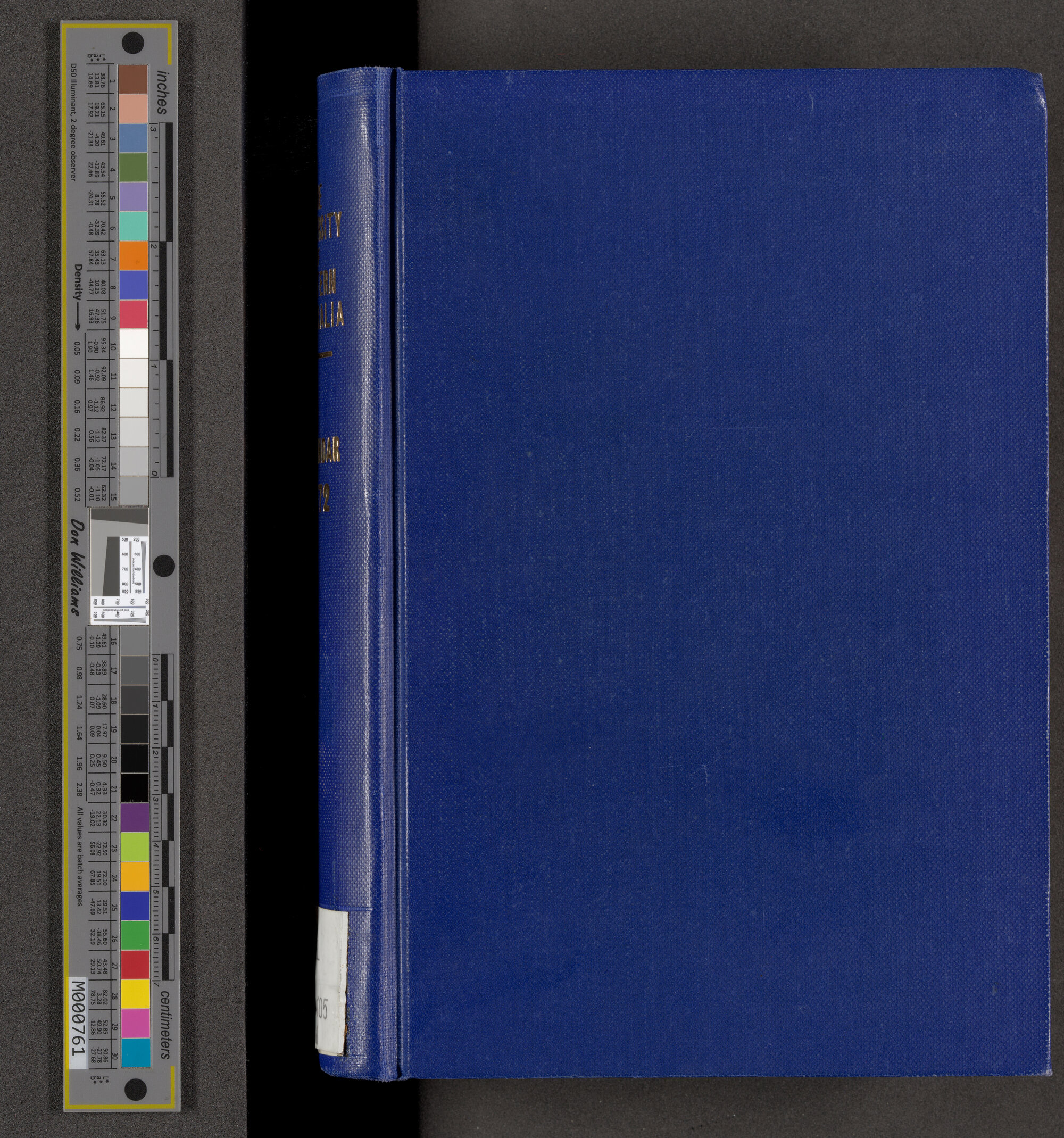 Calendar of the University of Western Australia for the year 1972