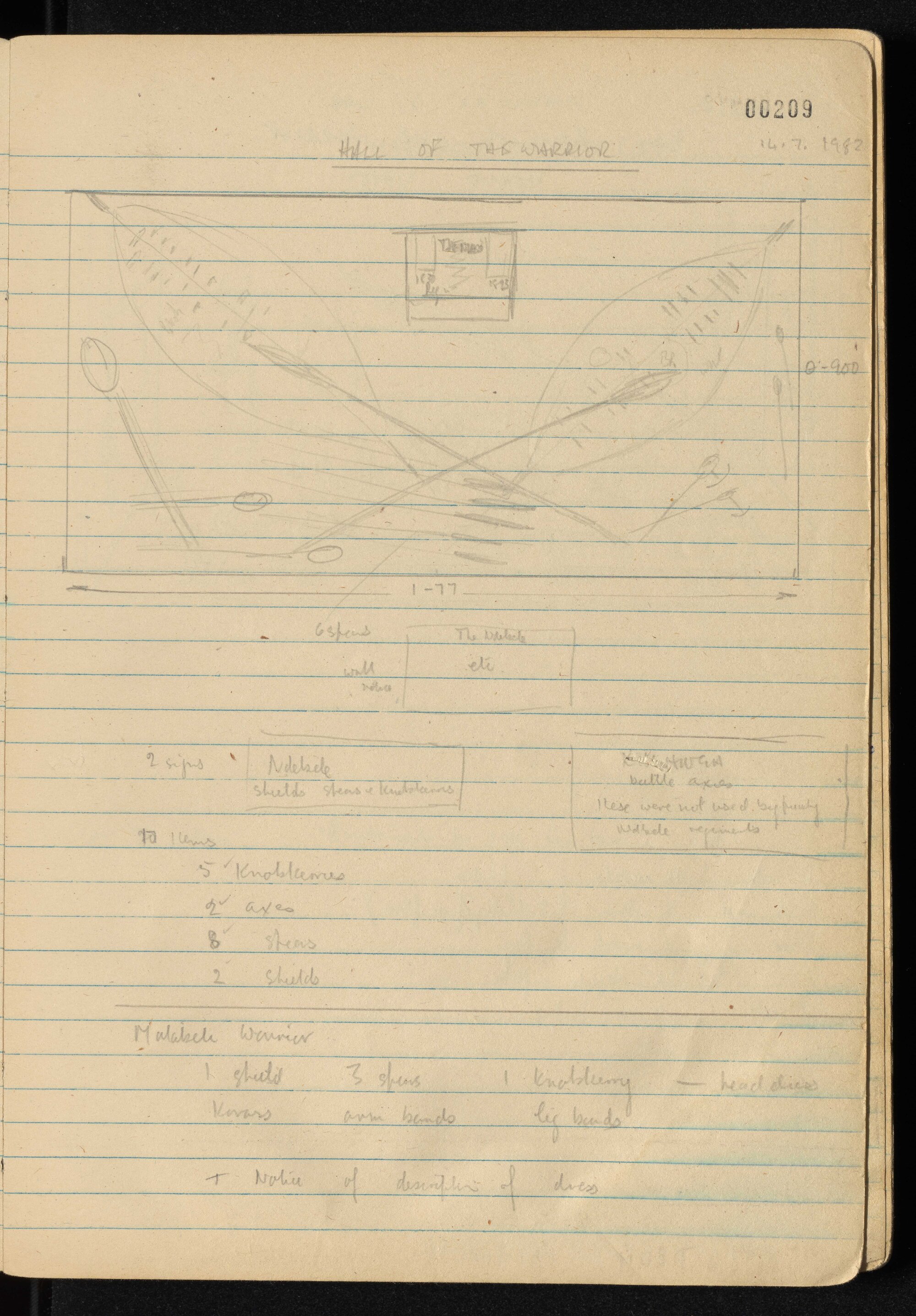 Peter Genge field notes. 00209