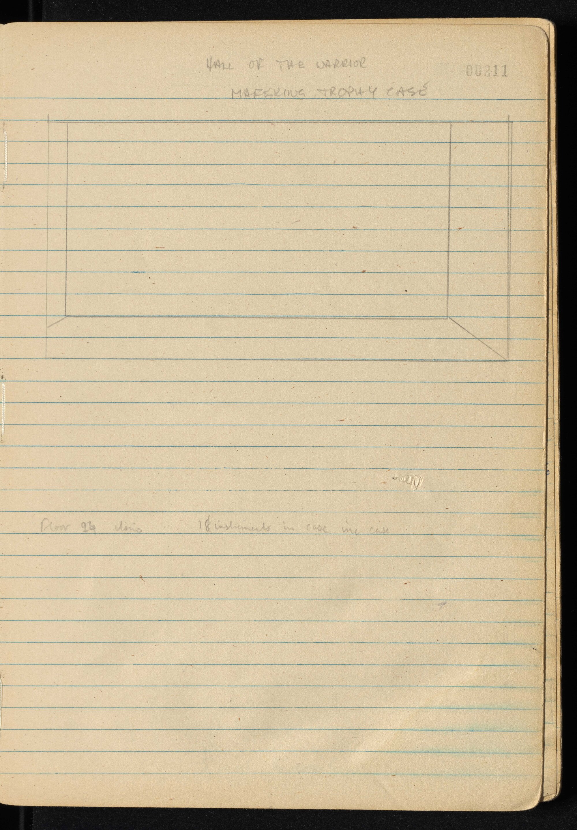 Peter Genge field notes. 00211