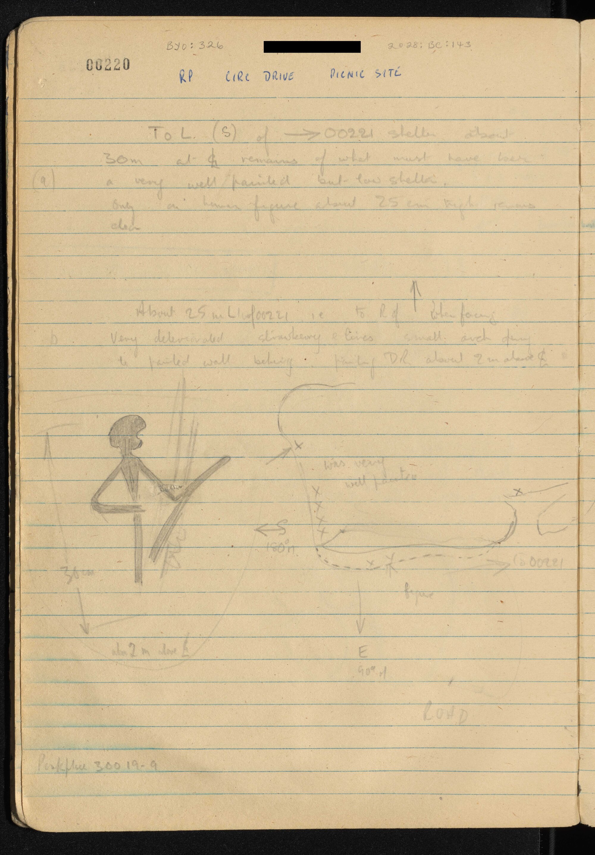 Peter Genge field notes. 00220