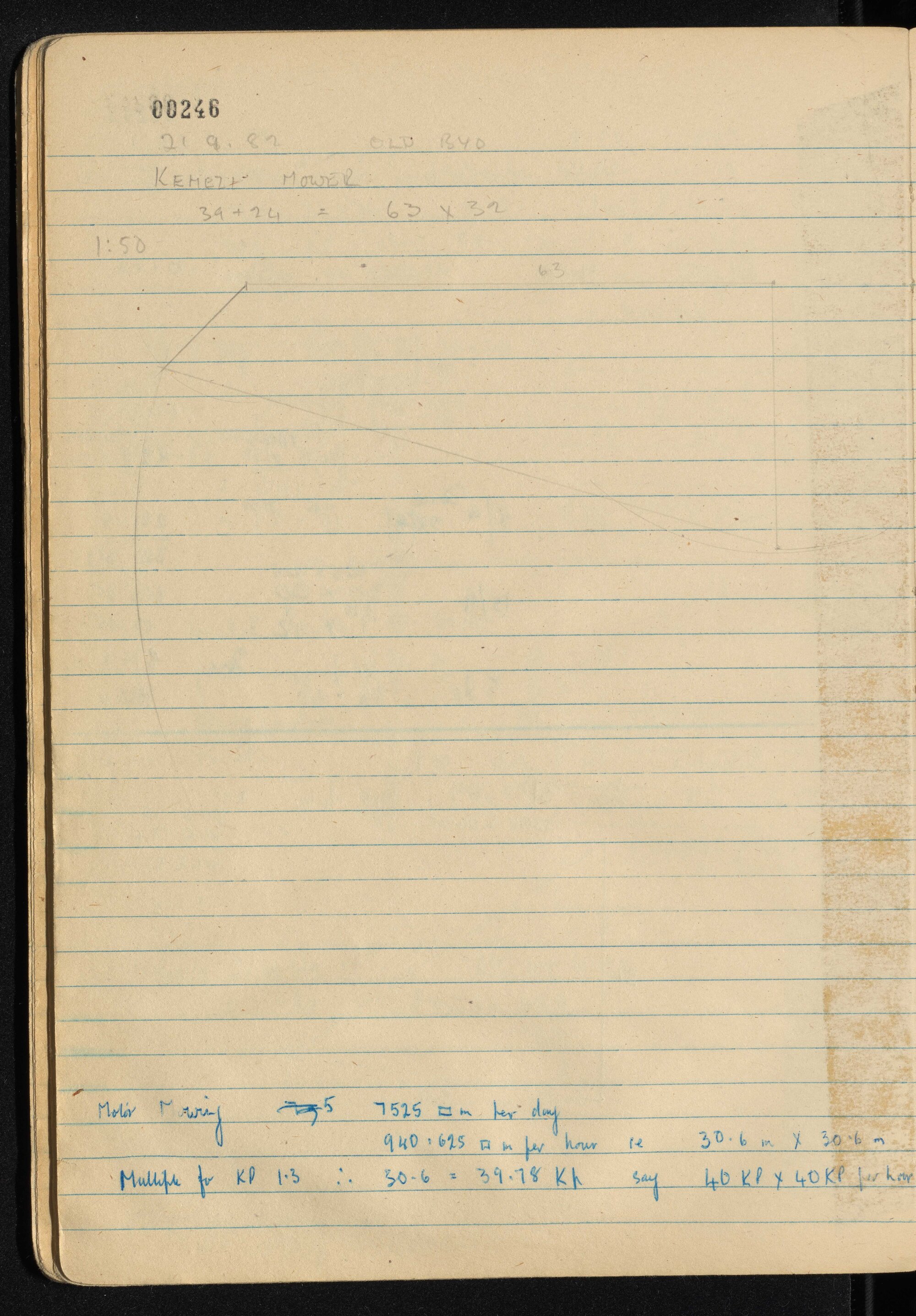 Peter Genge field notes. 00246