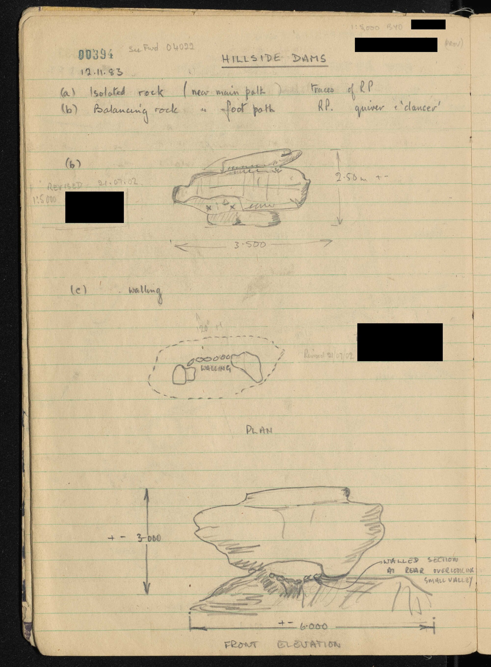 Peter Genge field notes. 00394